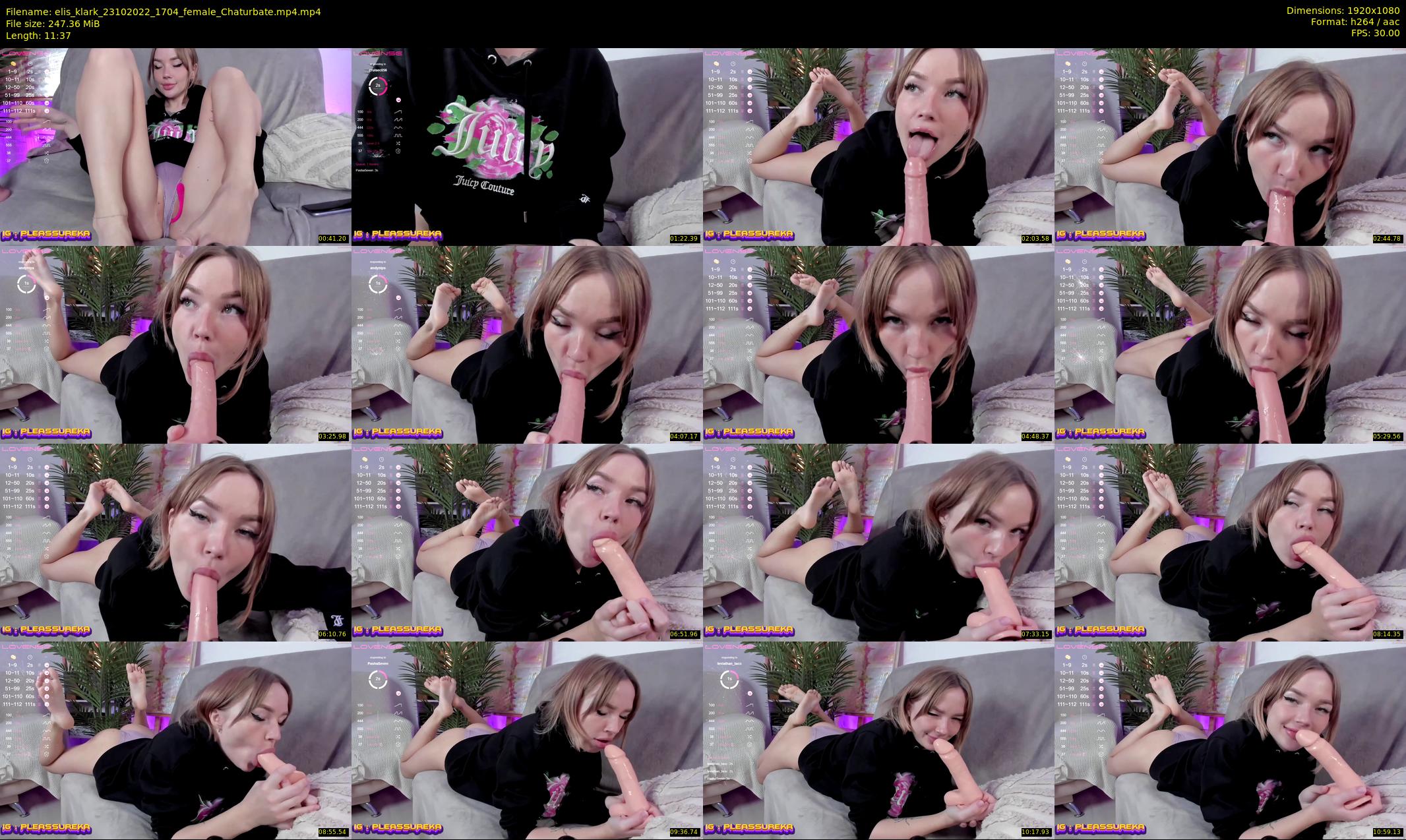 elis_klark — 12 minute Chaturbate female cam show recording, 1080p, Oct 23, 2022