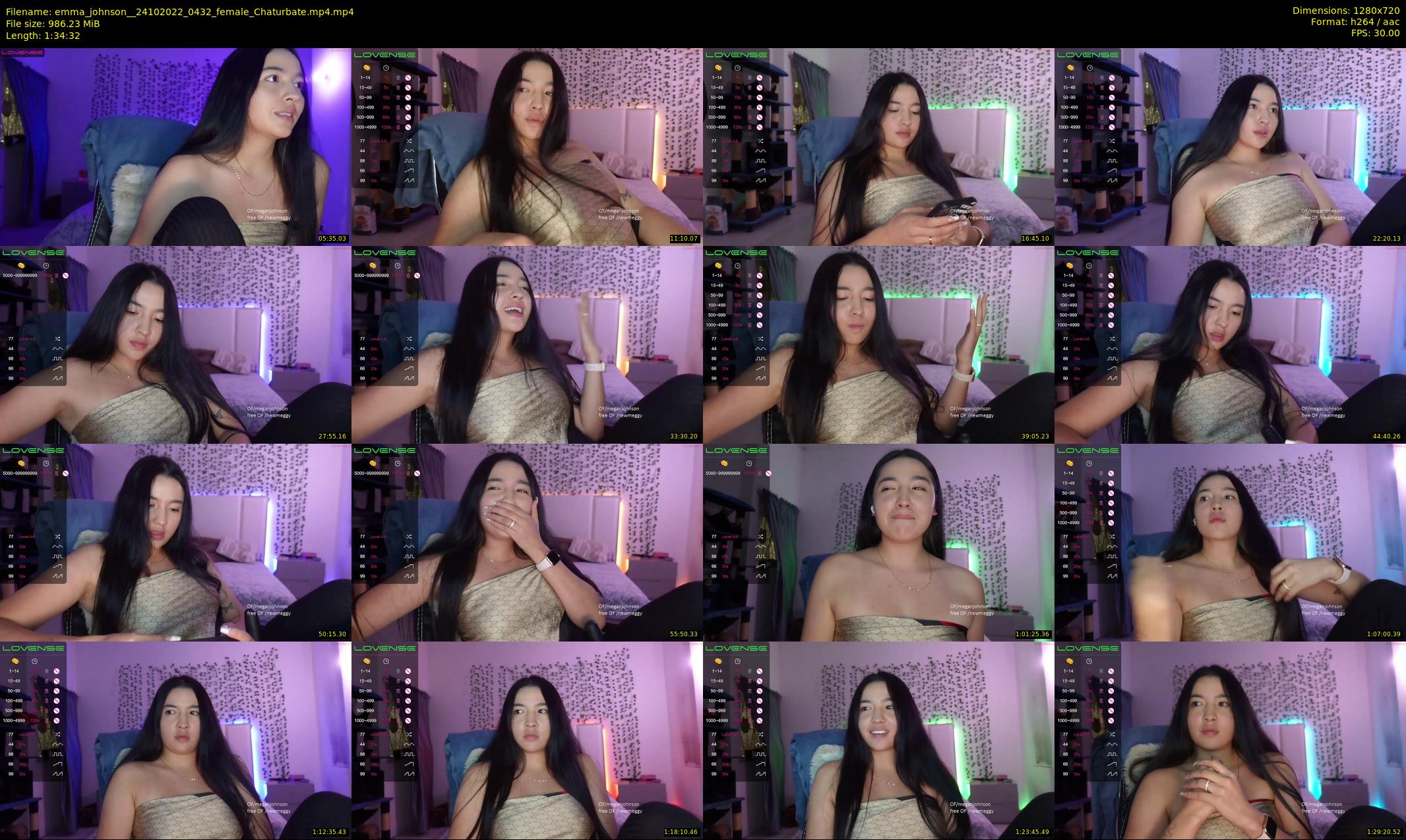 emma_johnson_ — 95 minute Chaturbate female cam show recording, 720p, Oct 24, 2022
