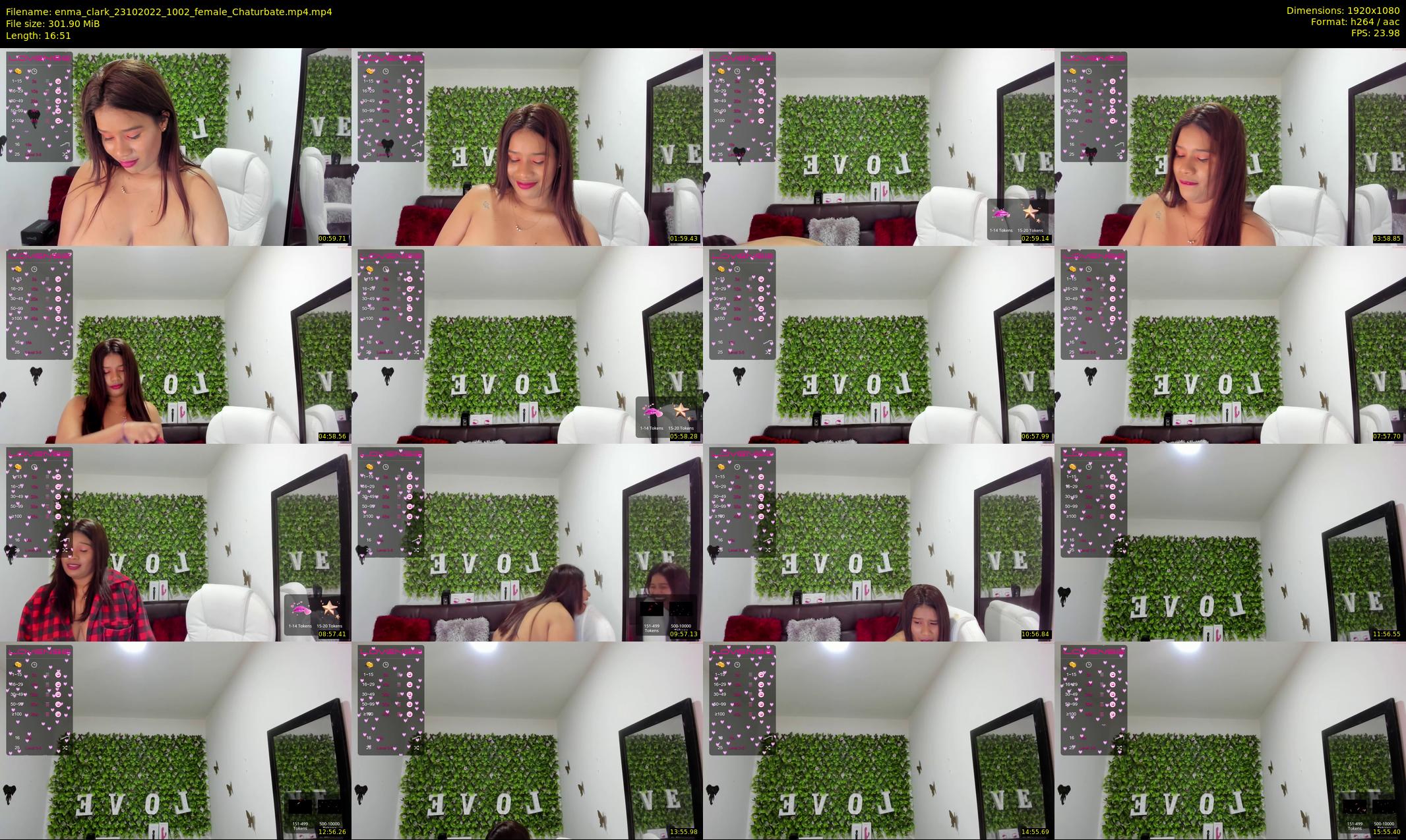 enma_clark — 17 minute Chaturbate female cam show recording, 1080p, Oct 23, 2022