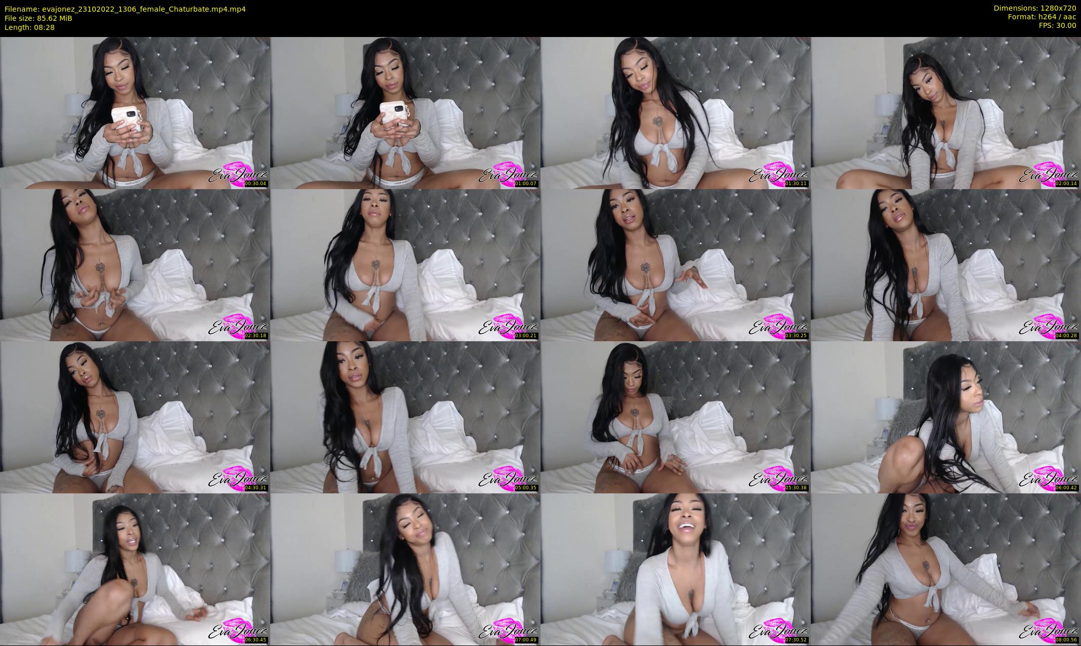 evajonez — 9 minute Chaturbate female cam show recording, 720p, Oct 23, 2022