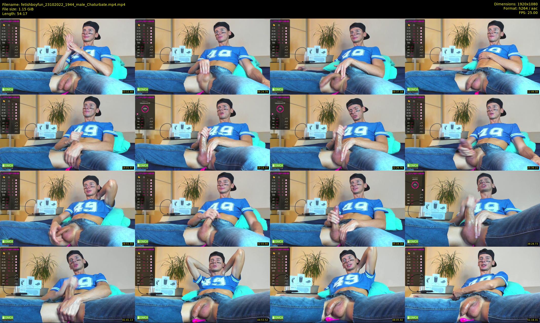 fetishboyfun — 55 minute Chaturbate male cam show recording, 1080p, Oct 23, 2022