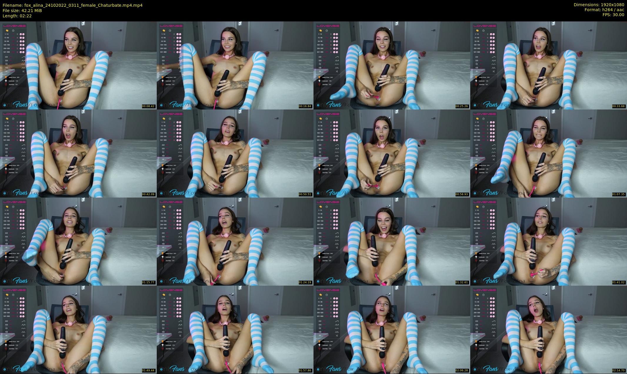 fox_alina — 3 minute Chaturbate female cam show recording, 1080p, Oct 24, 2022