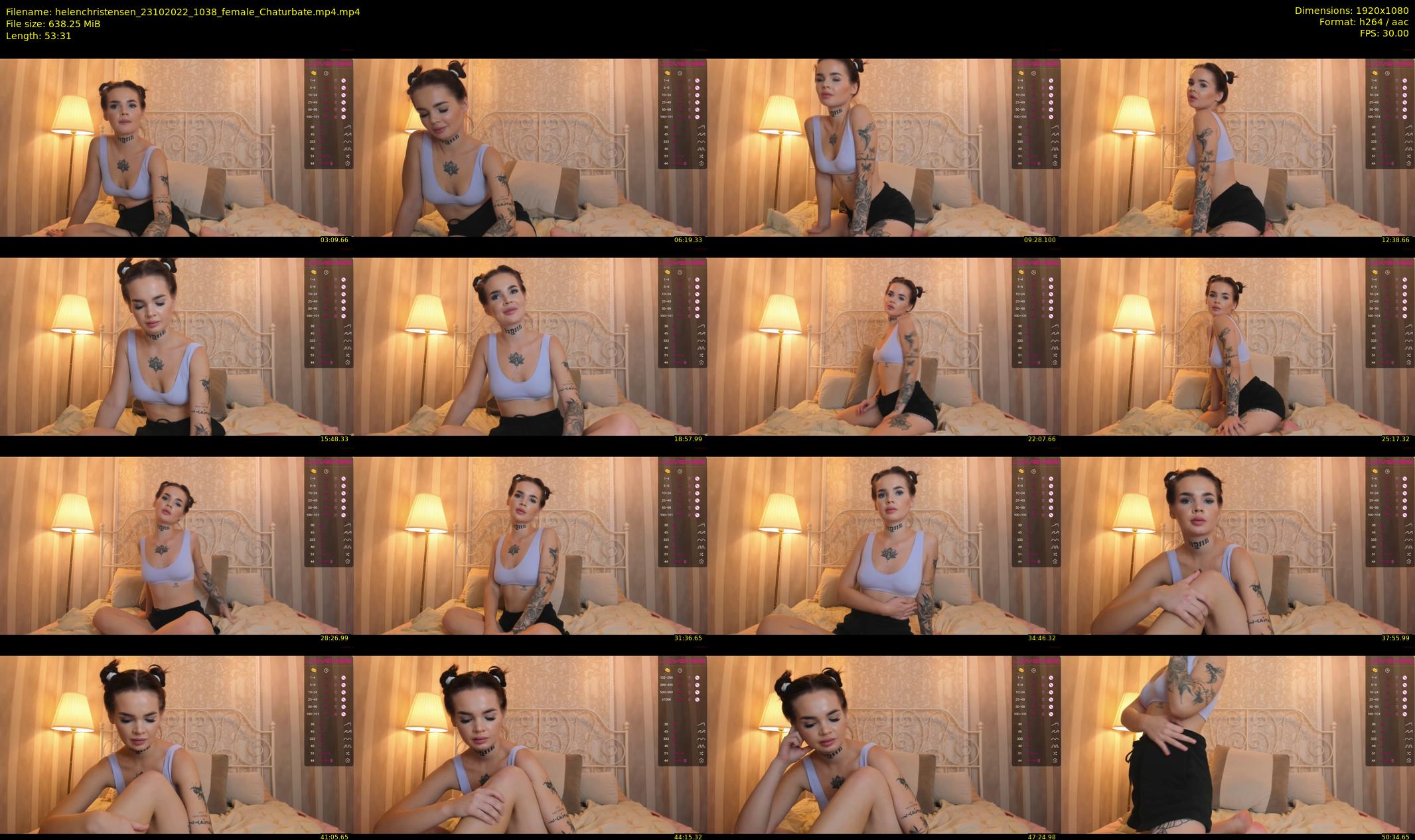 helenchristensen — 54 minute Chaturbate female cam show recording, 1080p, Oct 23, 2022