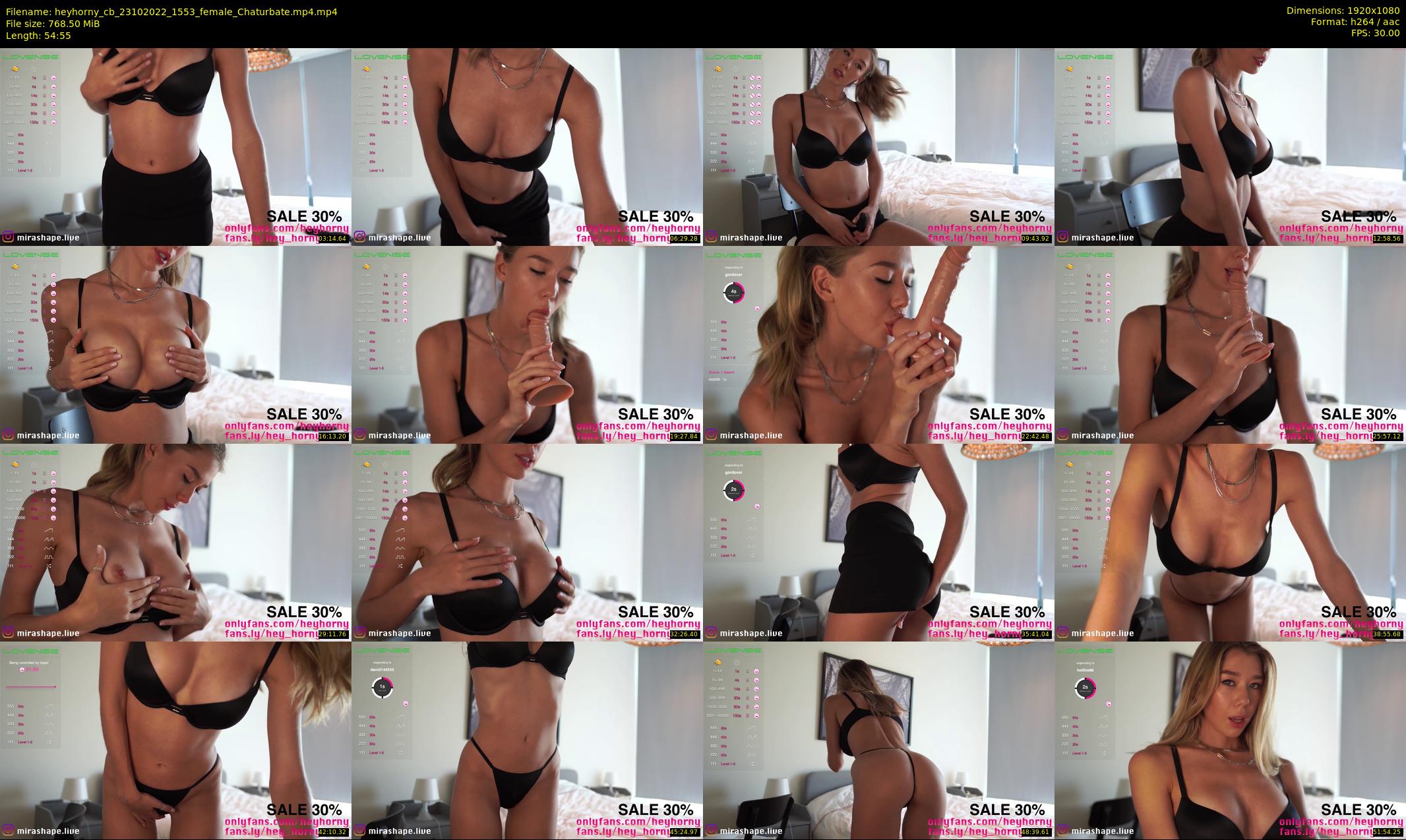 heyhorny_cb — 55 minute Chaturbate couple cam show recording, 1080p, Oct 23, 2022