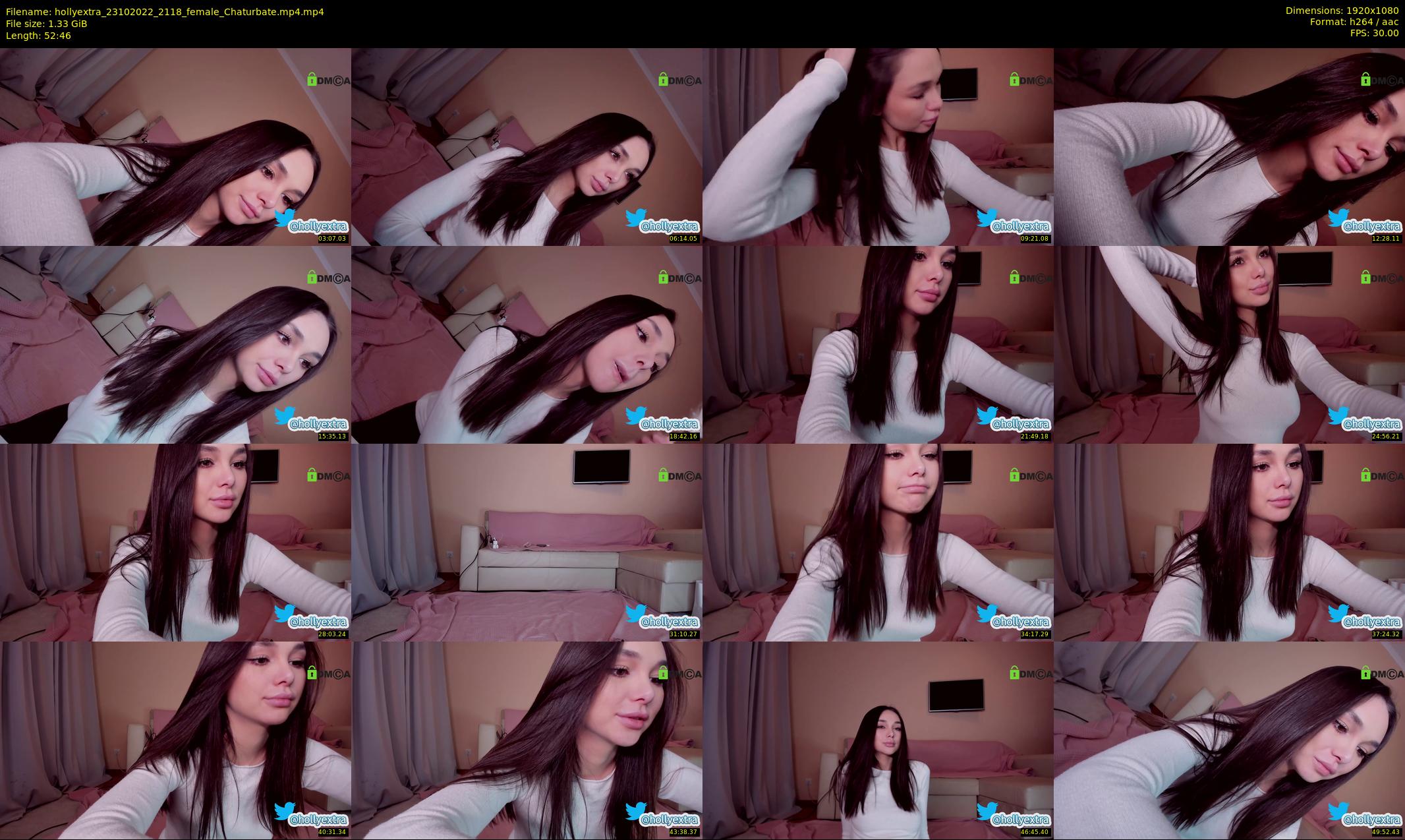hollyextra — 53 minute Chaturbate female cam show recording, 1080p, Oct 23, 2022