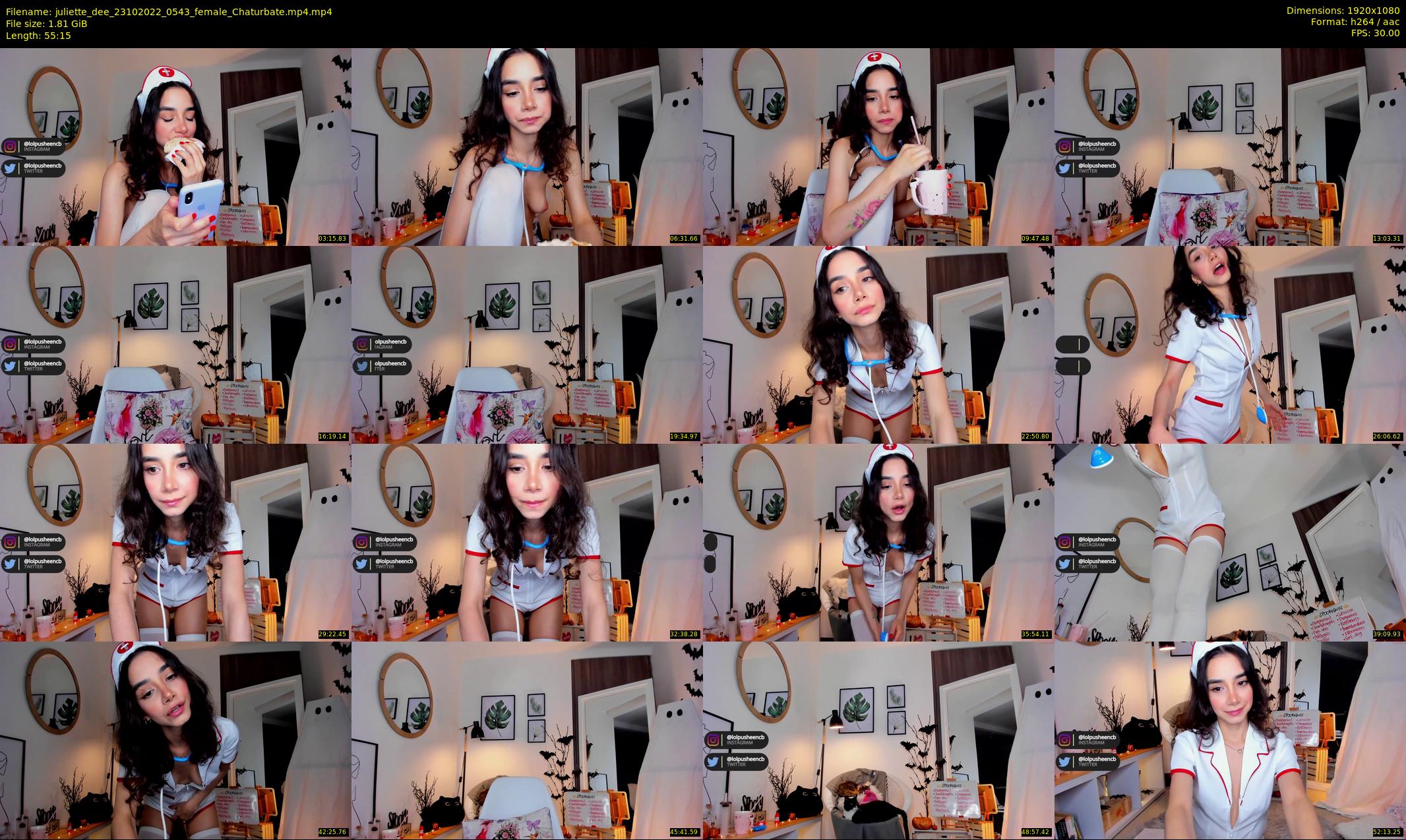 juliette_dee — 56 minute Chaturbate female cam show recording, 1080p, Oct 23, 2022