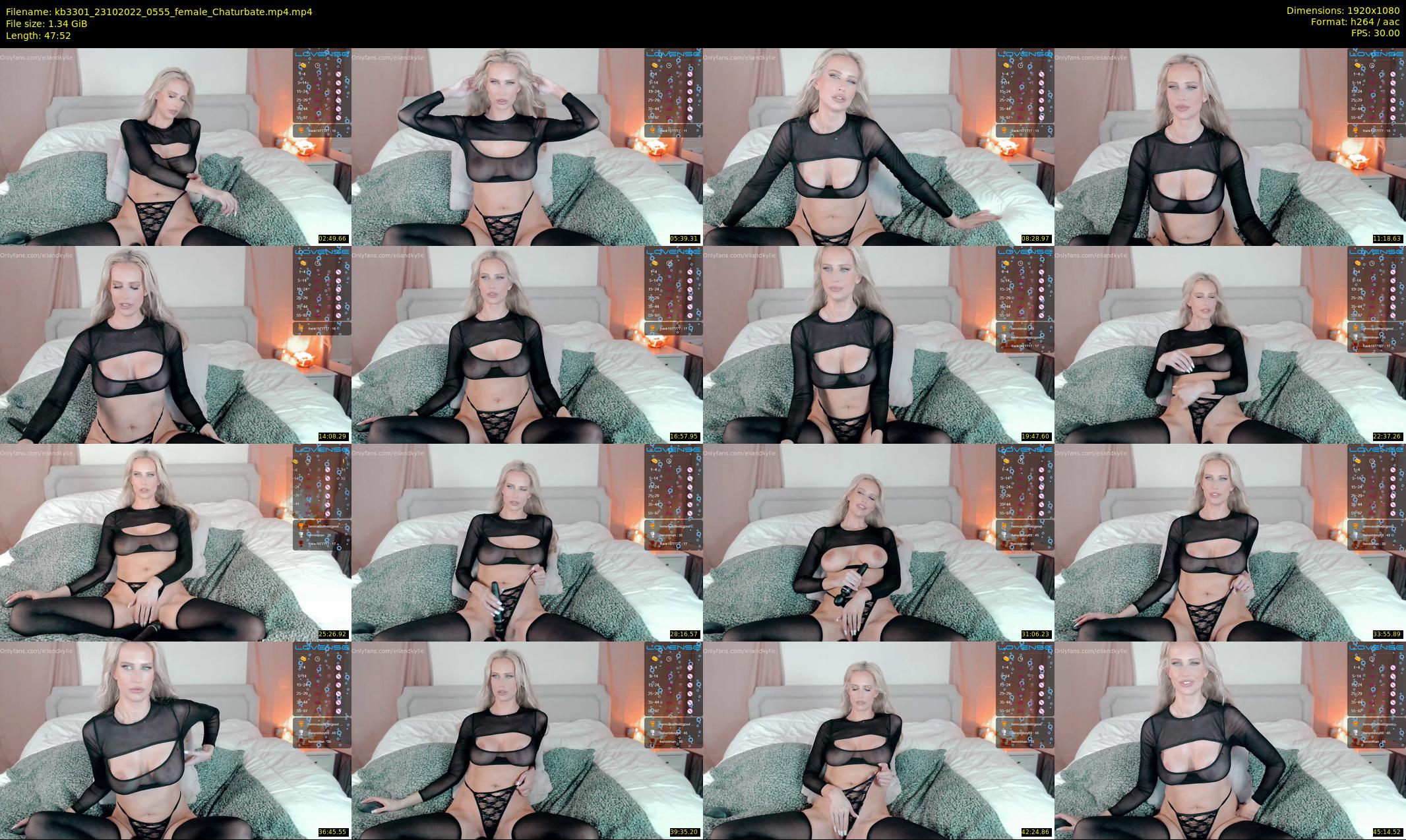 kb3301 — 48 minute Chaturbate couple cam show recording, 1080p, Oct 23, 2022