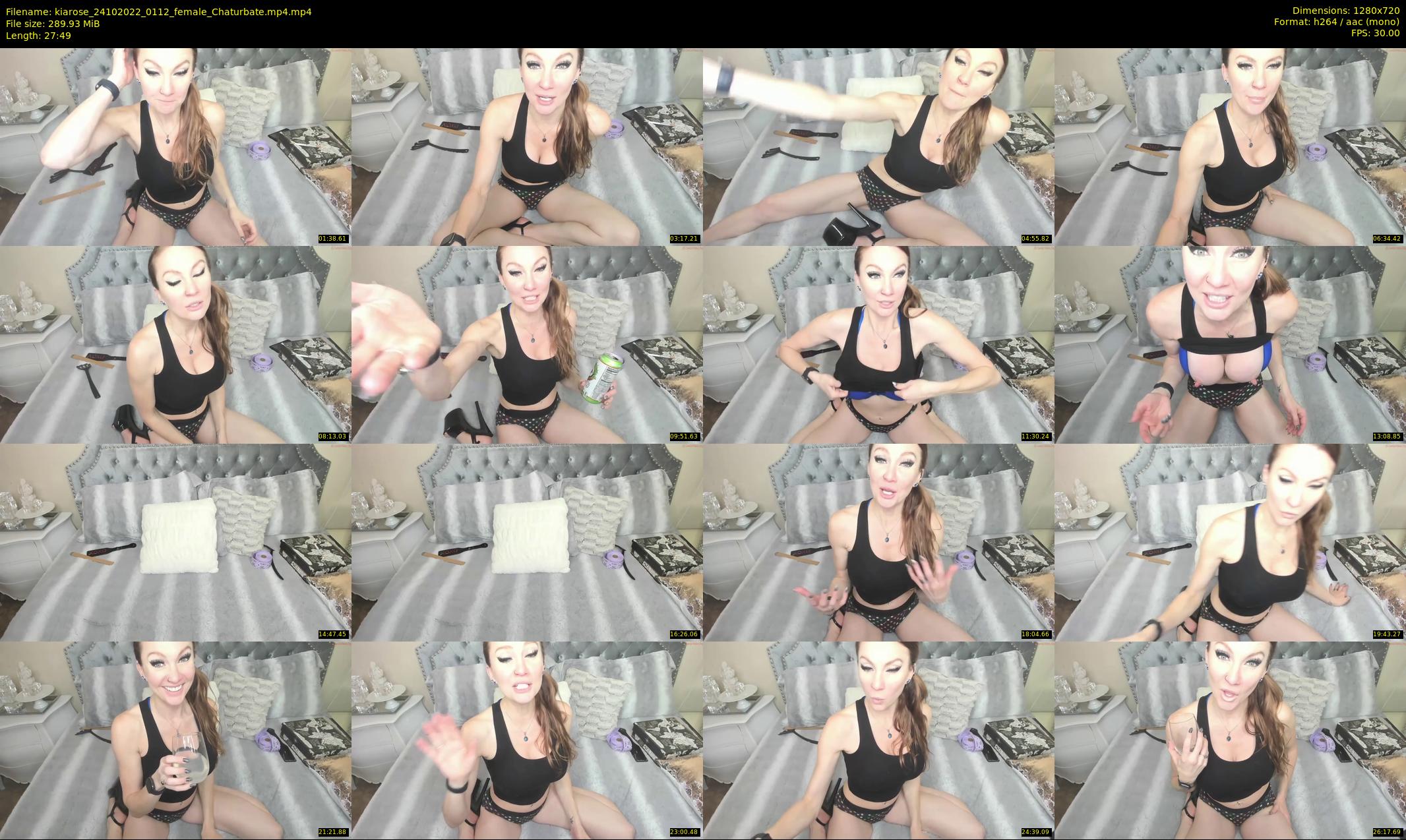 kiarose — 28 minute Chaturbate female cam show recording, 720p, Oct 24, 2022