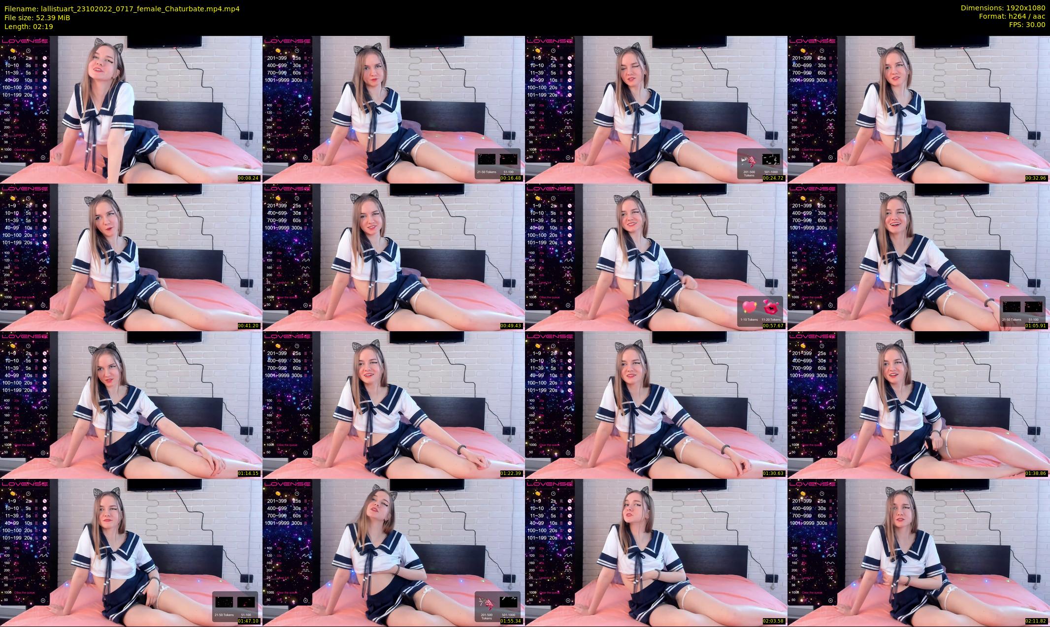 lallistuart — 3 minute Chaturbate female cam show recording, 1080p, Oct 23, 2022