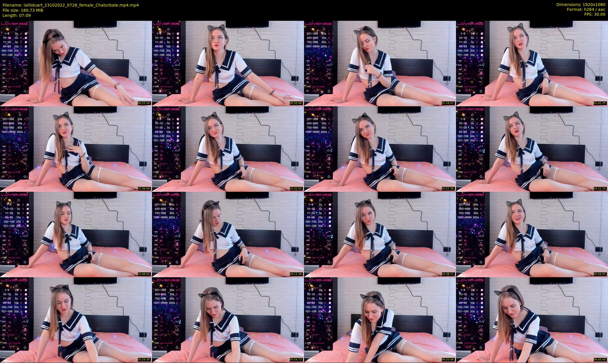 lallistuart — 8 minute Chaturbate female cam show recording, 1080p, Oct 23, 2022