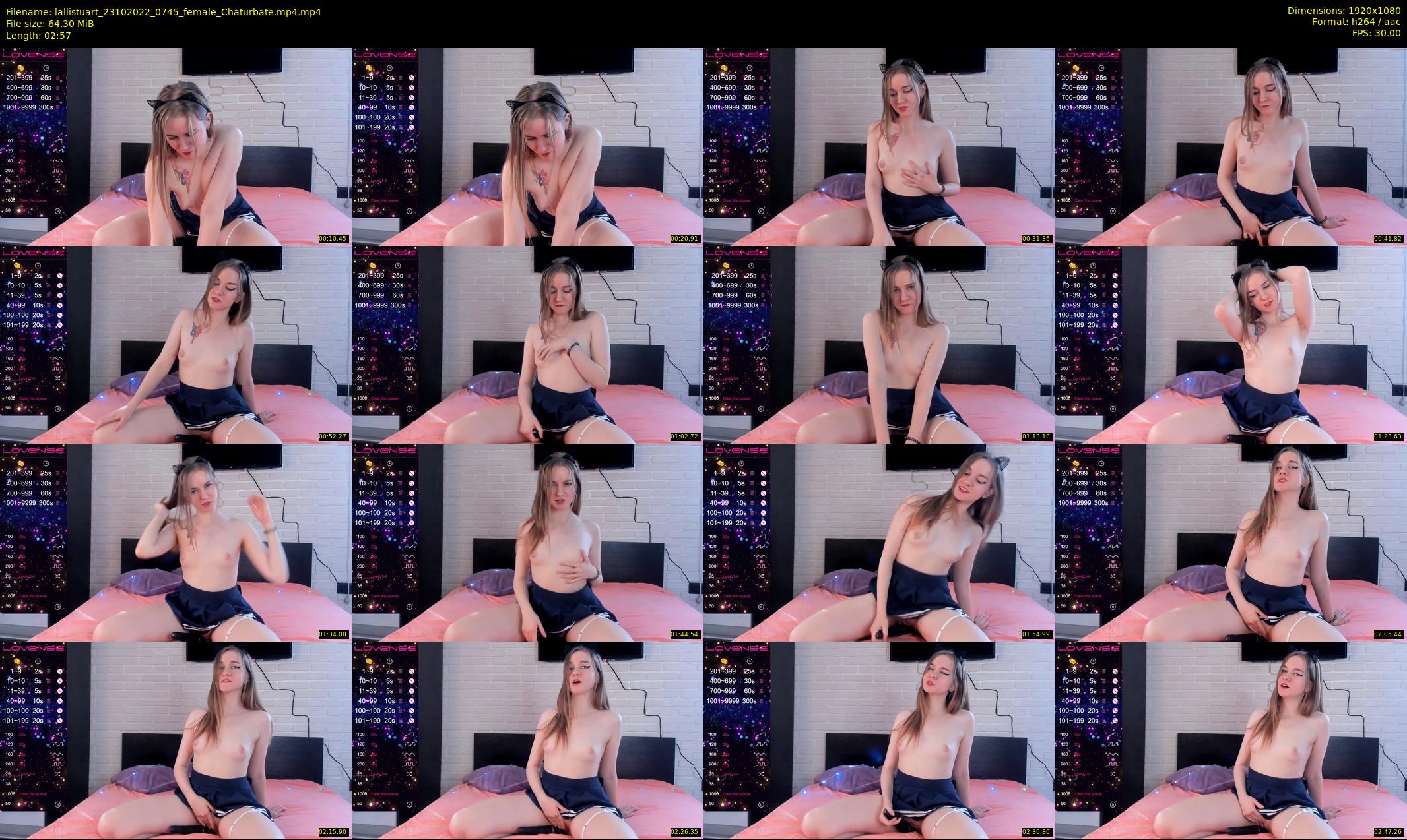 lallistuart — 3 minute Chaturbate female cam show recording, 1080p, Oct 23, 2022