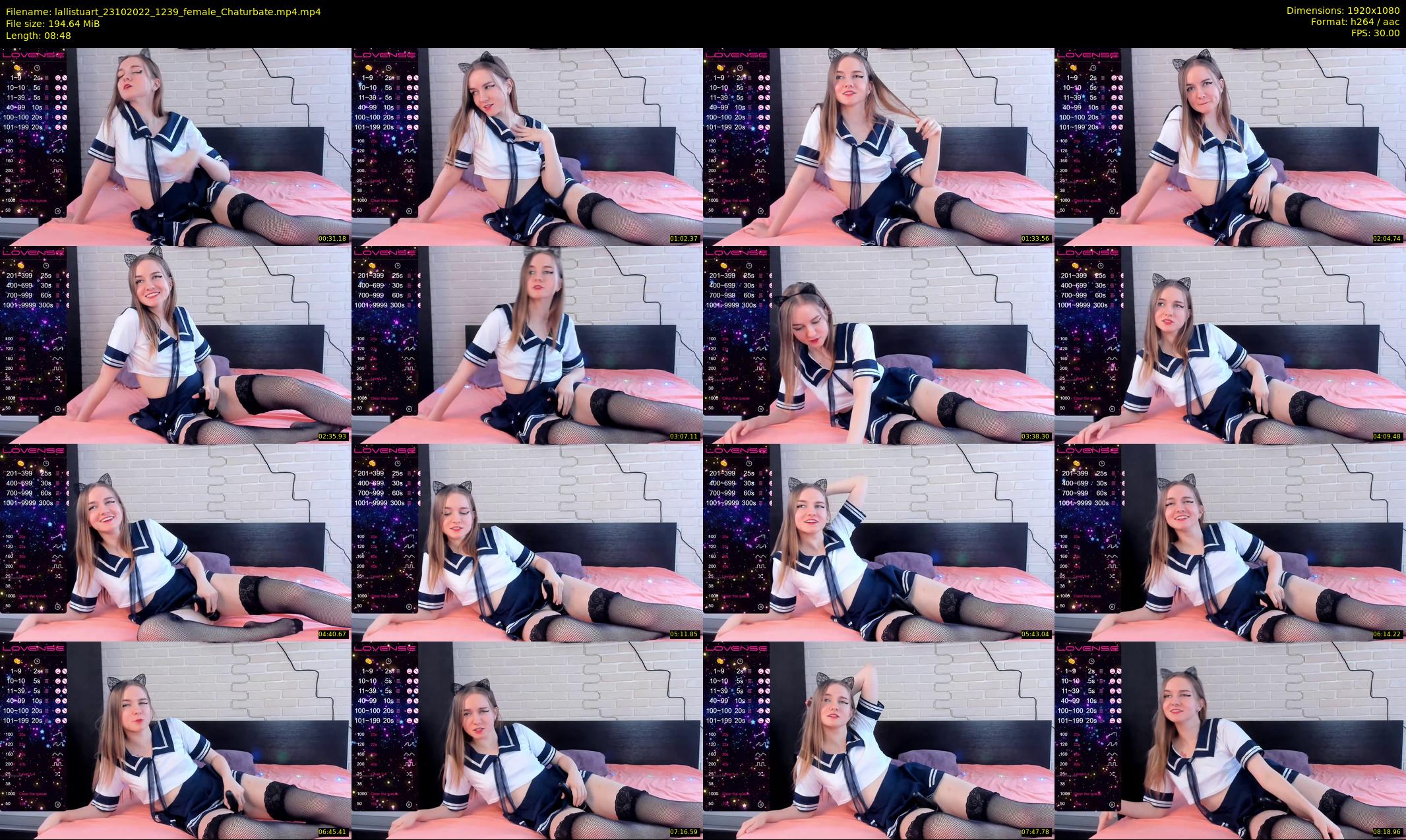 lallistuart — 9 minute Chaturbate female cam show recording, 1080p, Oct 23, 2022