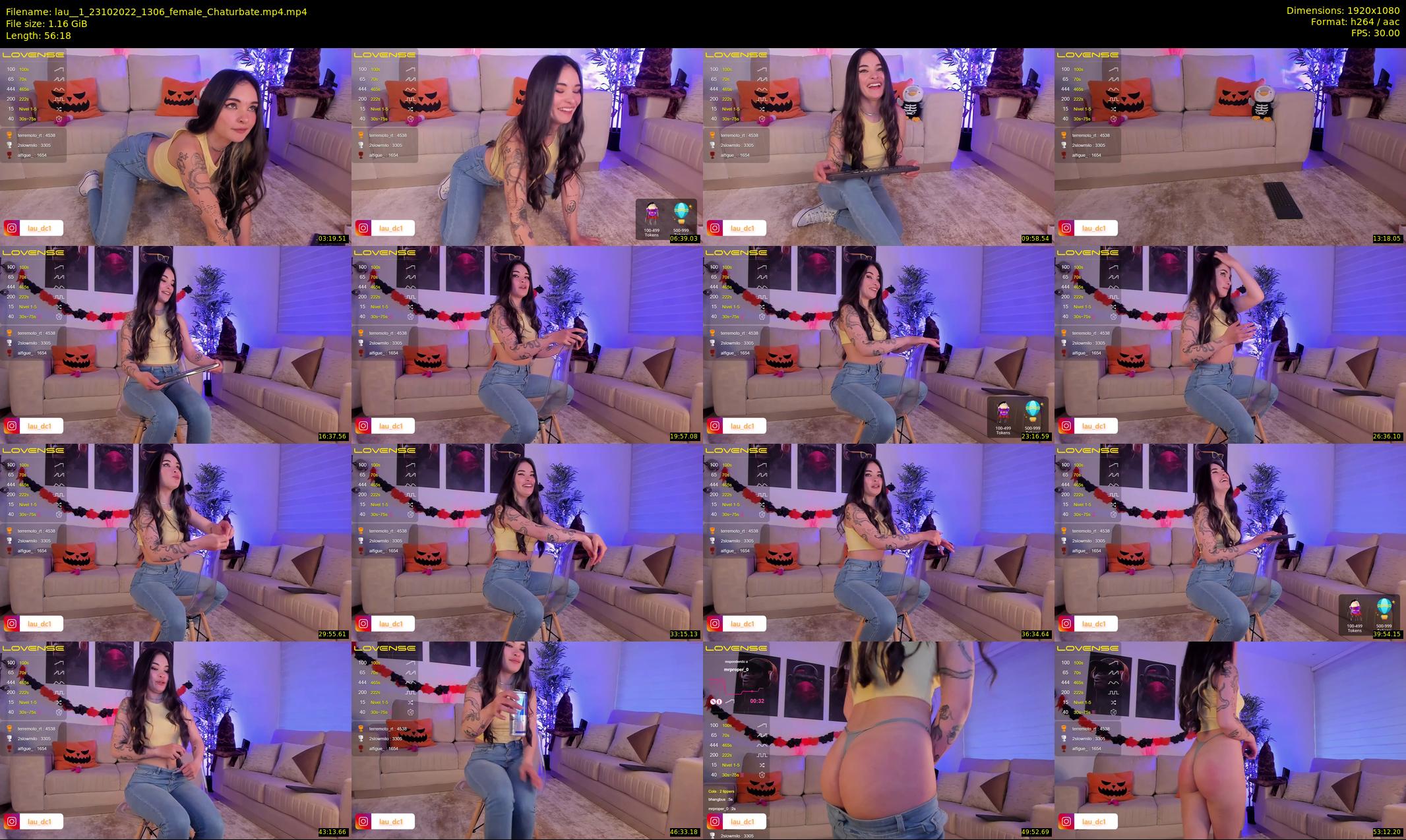 lau__1 — 57 minute Chaturbate female cam show recording, 1080p, Oct 23, 2022