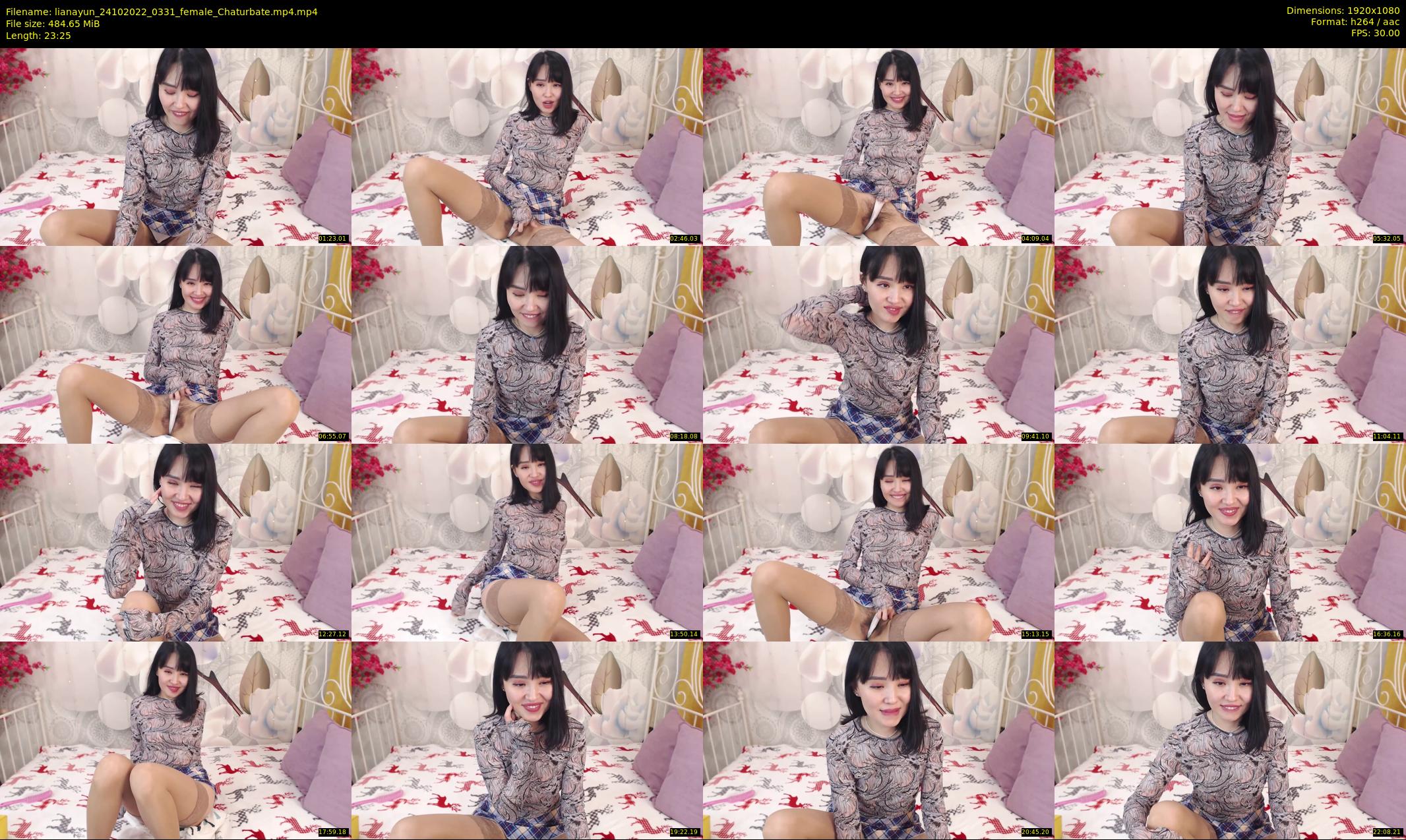 lianayun — 24 minute Chaturbate female cam show recording, 1080p, Oct 24, 2022