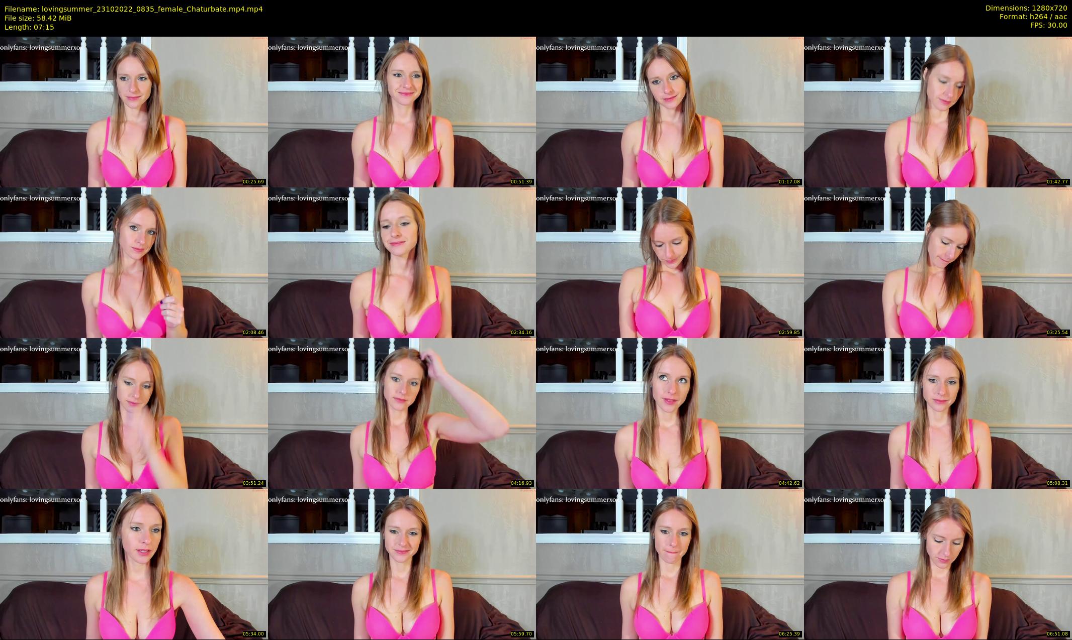 lovingsummer — 8 minute Chaturbate female cam show recording, 720p, Oct 23, 2022