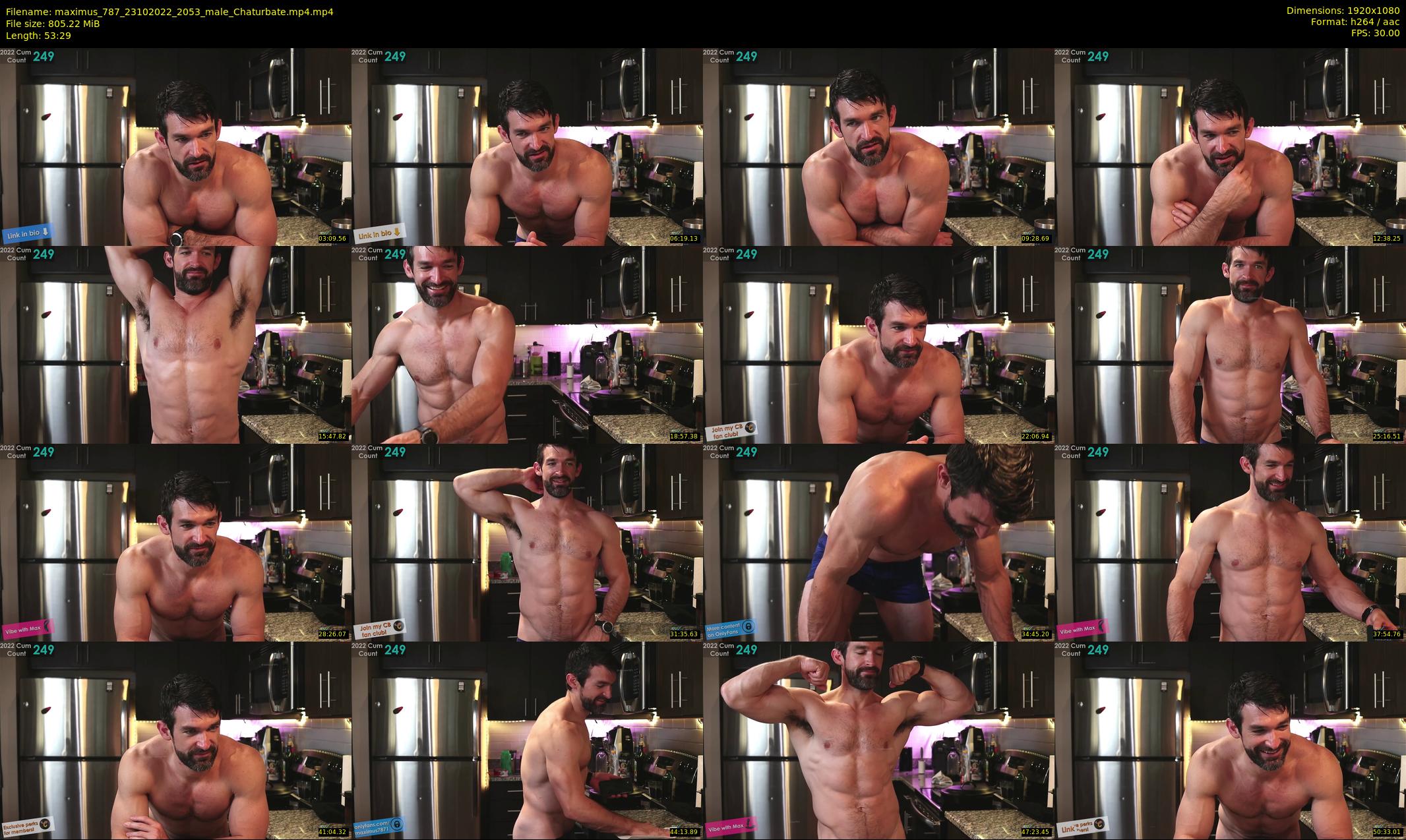maximus_787 — 54 minute Chaturbate male cam show recording, 1080p, Oct 23, 2022