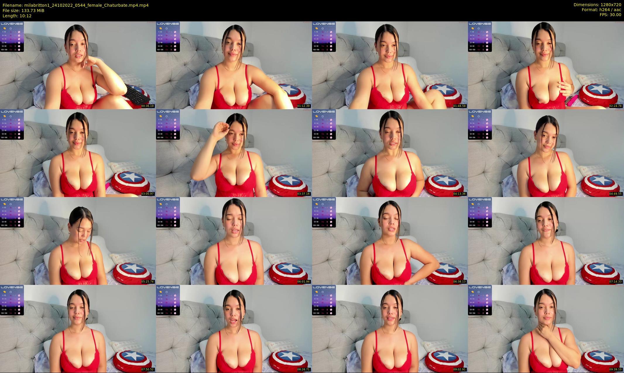 milabritton1 — 11 minute Chaturbate female cam show recording, 720p, Oct 24, 2022