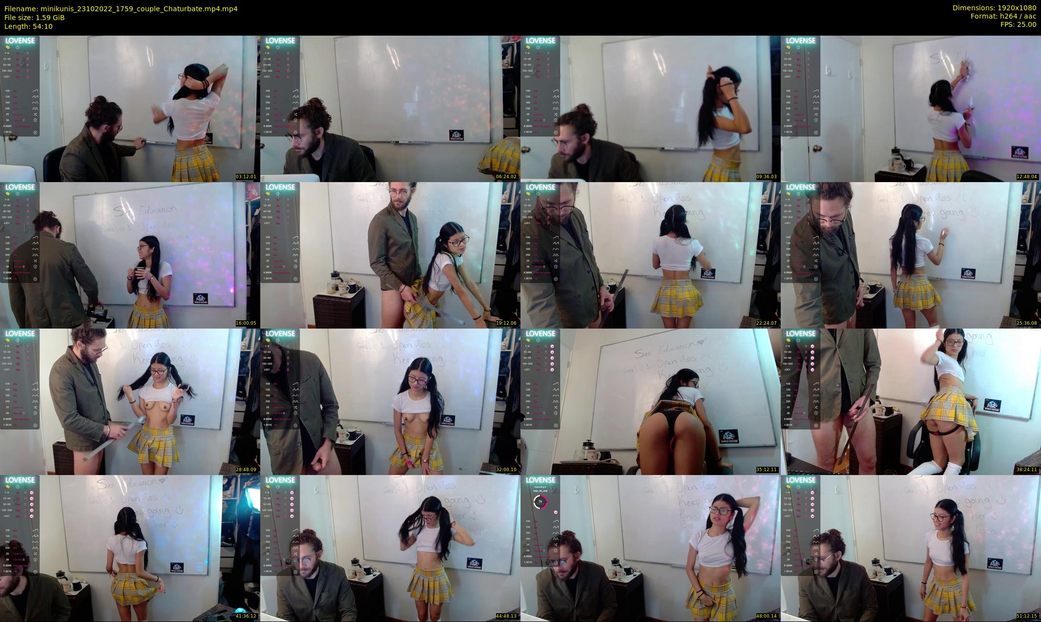 minikunis — 55 minute Chaturbate couple cam show recording, 1080p, Oct 23, 2022
