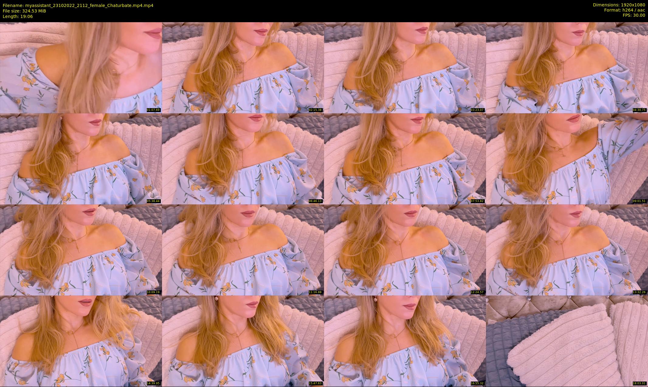myassistant — 20 minute Chaturbate female cam show recording, 1080p, Oct 23, 2022
