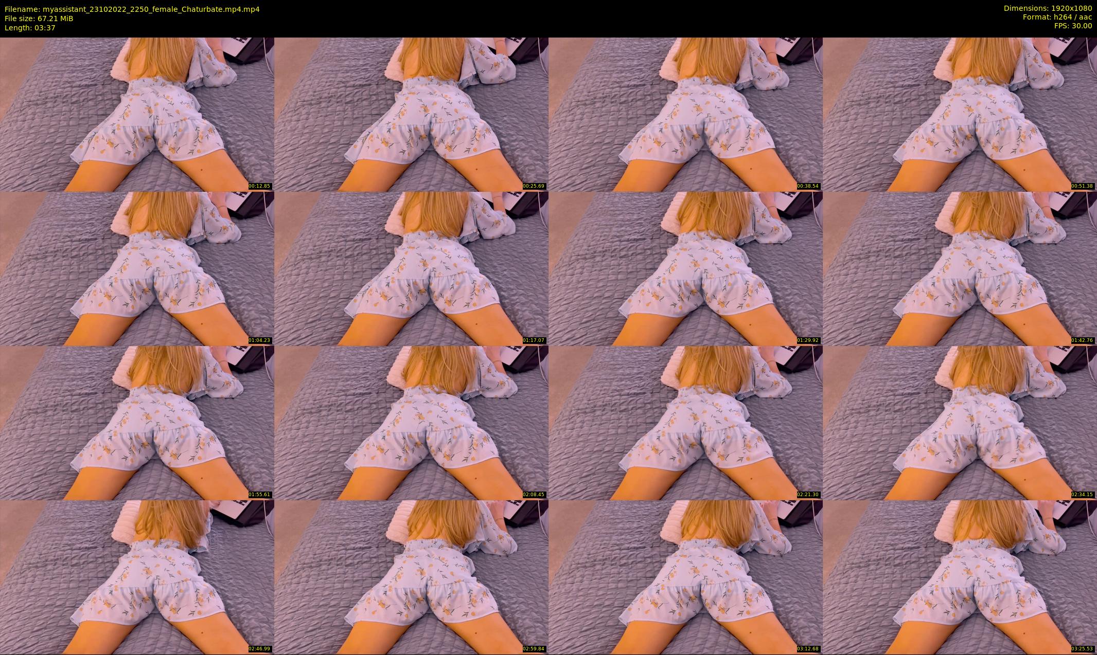 myassistant — 4 minute Chaturbate female cam show recording, 1080p, Oct 23, 2022