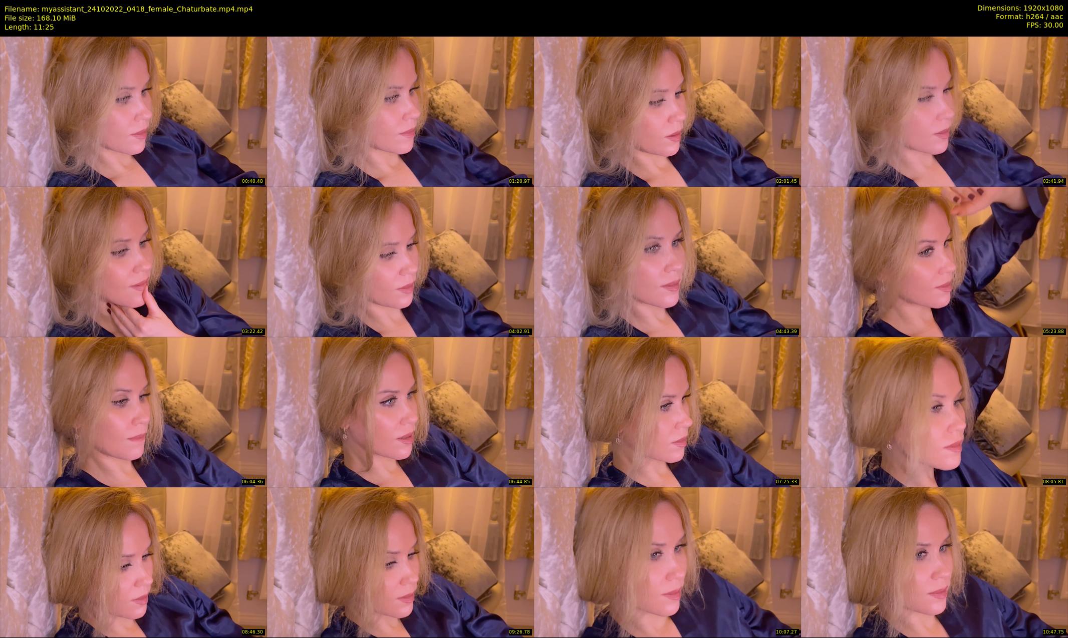 myassistant — 12 minute Chaturbate female cam show recording, 1080p, Oct 24, 2022