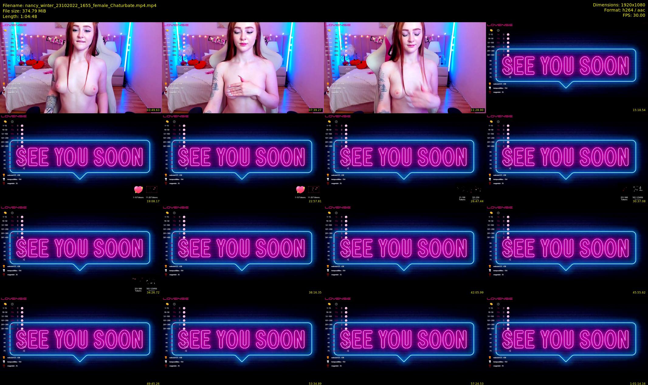 nancy_winter — 65 minute Chaturbate female cam show recording, 1080p, Oct 23, 2022