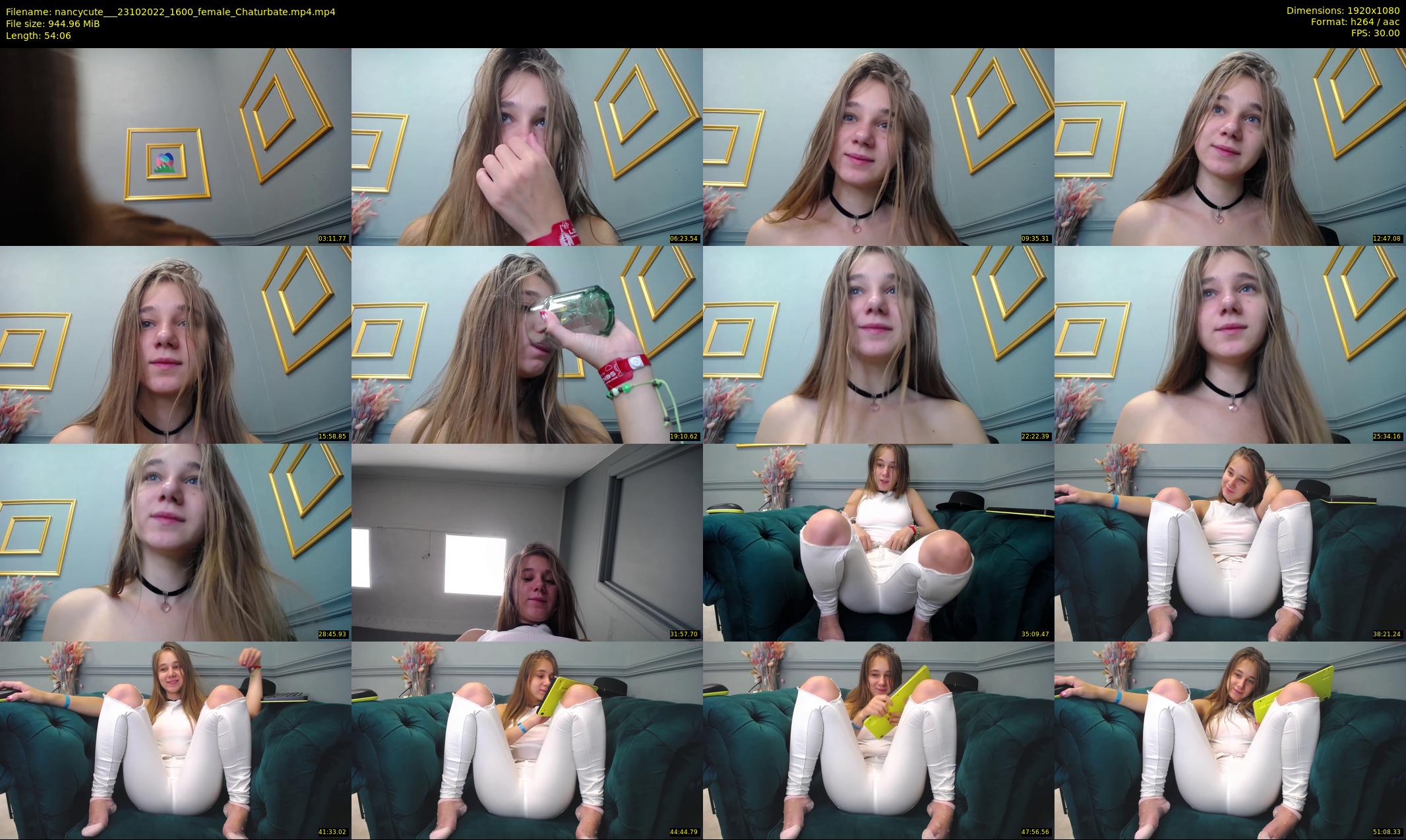 nancycute__ — 55 minute Chaturbate female cam show recording, 1080p, Oct 23, 2022