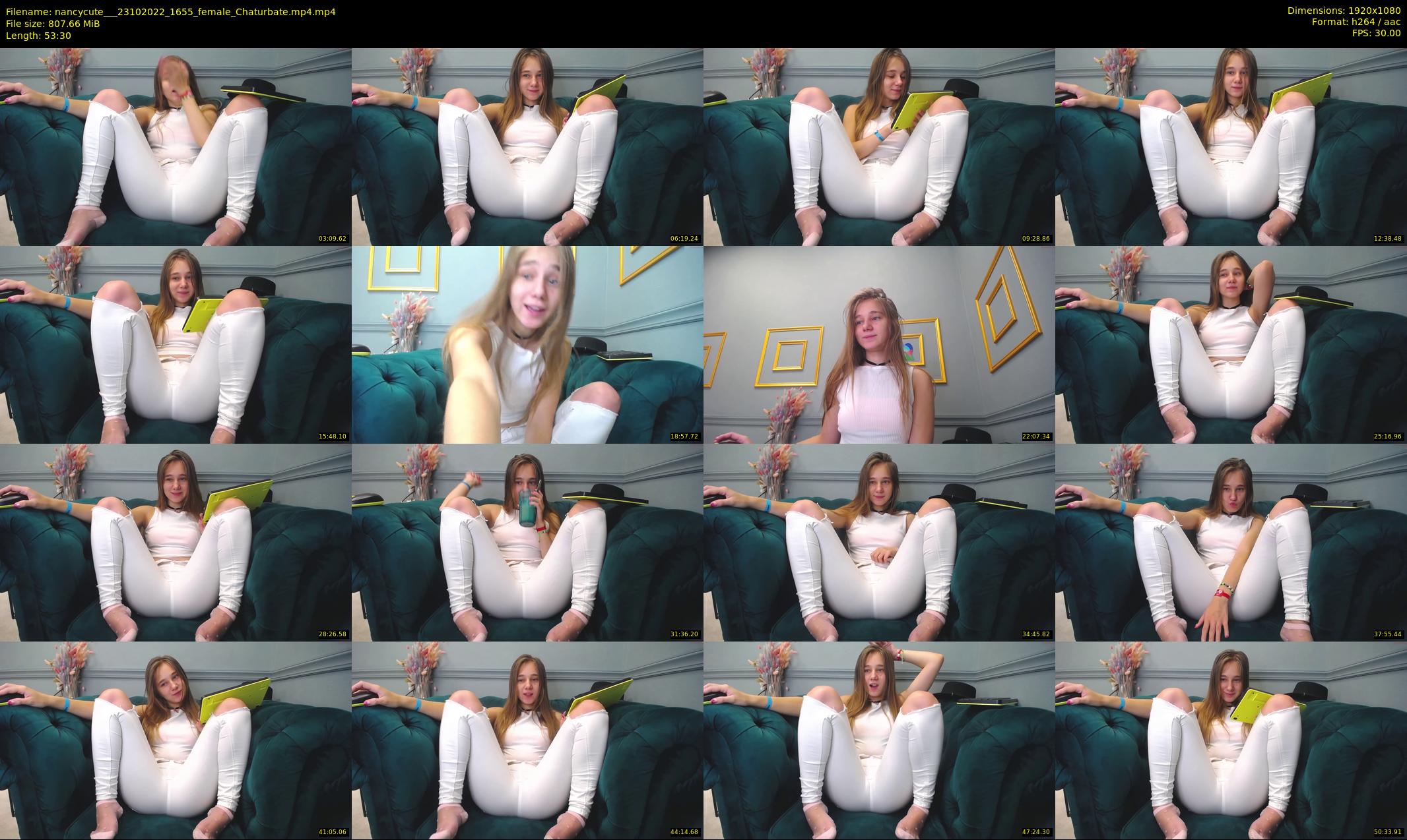 nancycute__ — 54 minute Chaturbate female cam show recording, 1080p, Oct 23, 2022