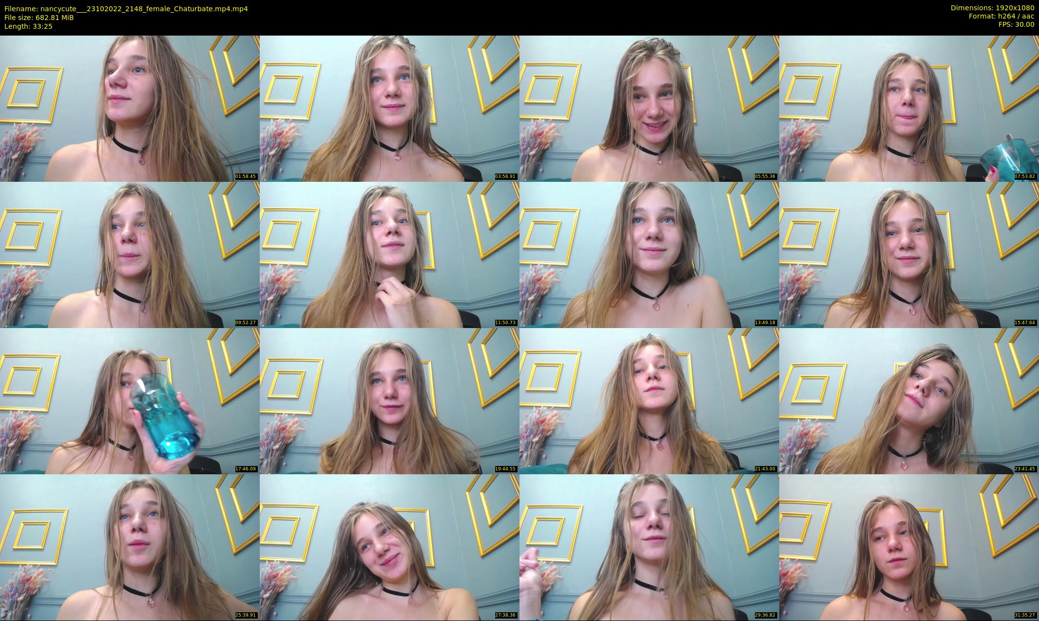 nancycute__ — 34 minute Chaturbate female cam show recording, 1080p, Oct 23, 2022