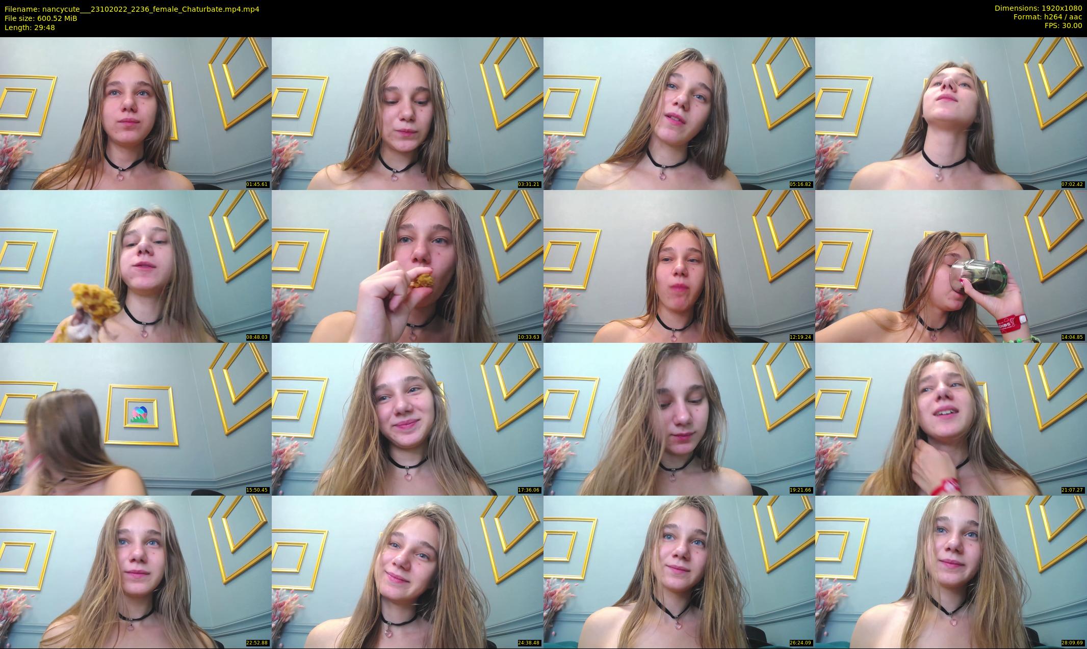 nancycute__ — 30 minute Chaturbate female cam show recording, 1080p, Oct 23, 2022