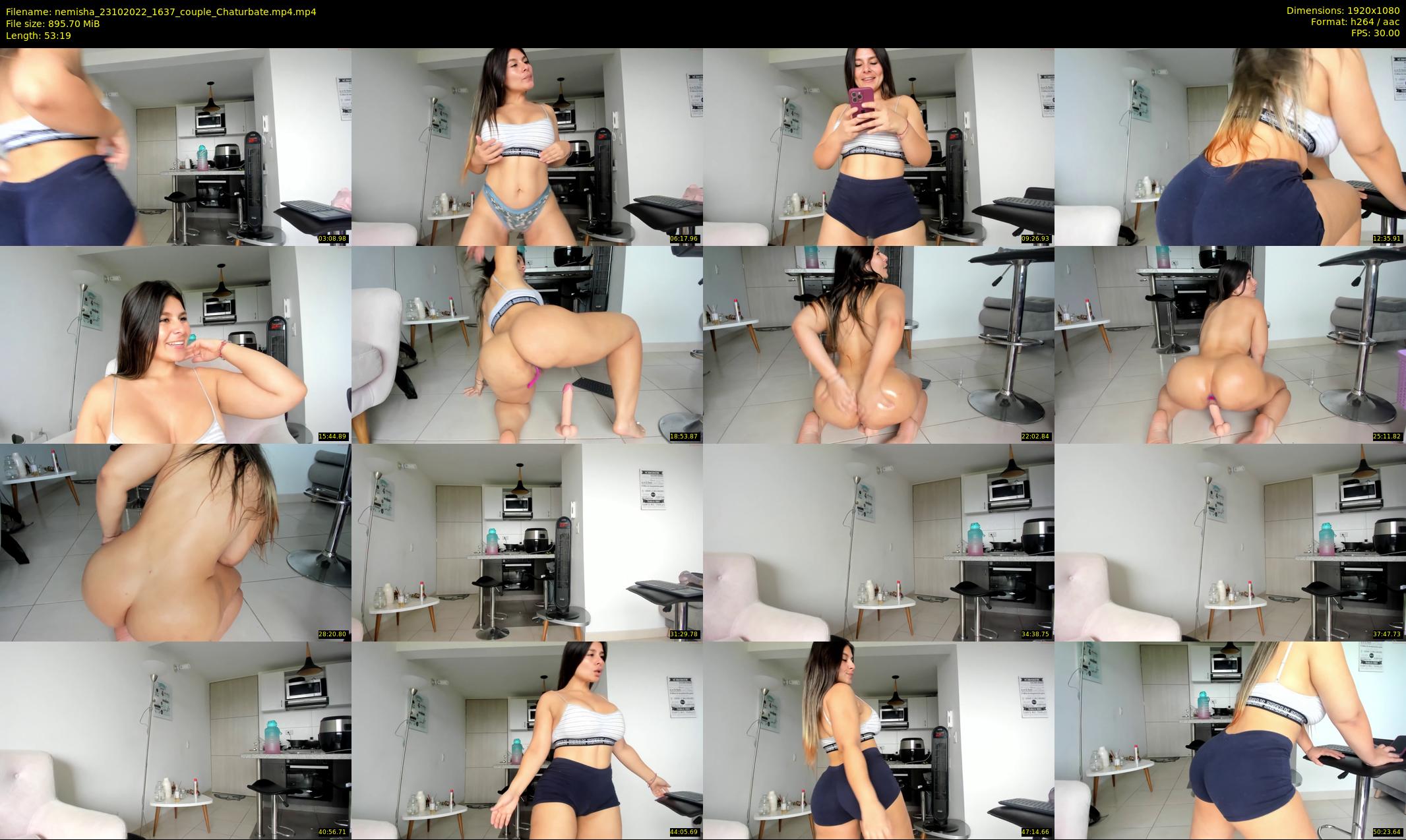 nemisha — 54 minute Chaturbate female cam show recording, 1080p, Oct 23, 2022