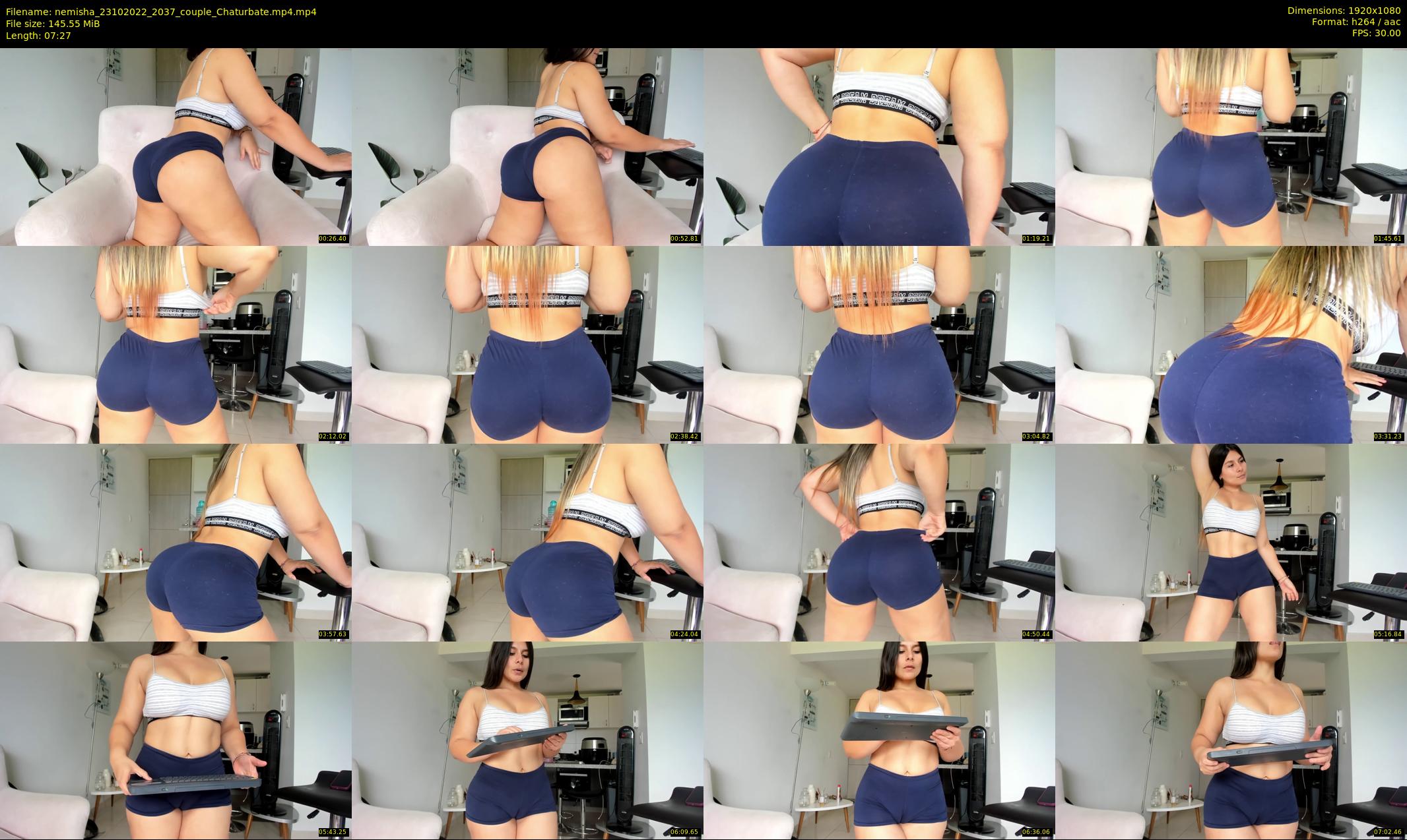 nemisha — 8 minute Chaturbate female cam show recording, 1080p, Oct 23, 2022