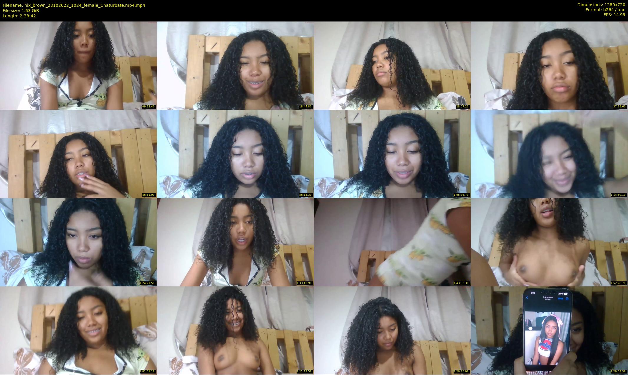 nix_brown — 159 minute Chaturbate female cam show recording, 720p, Oct 23, 2022