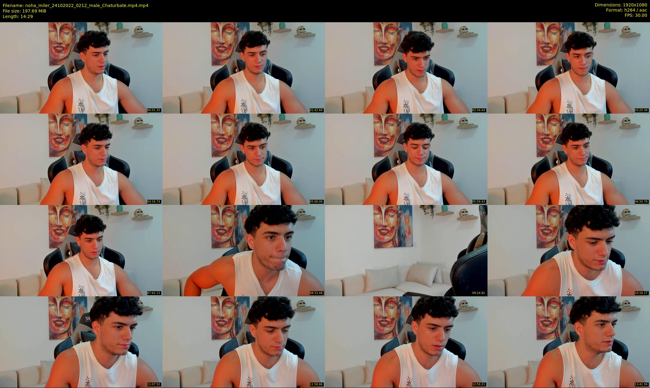 noha_miler — 15 minute Chaturbate male cam show recording, 1080p, Oct 24, 2022
