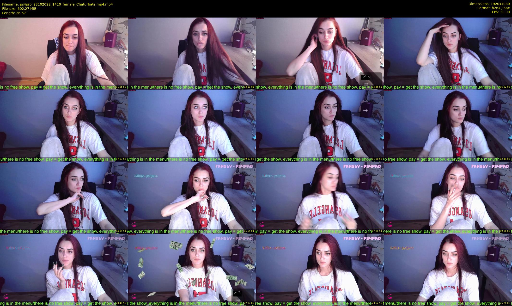 ps4pro — 27 minute Chaturbate female cam show recording, 1080p, Oct 23, 2022
