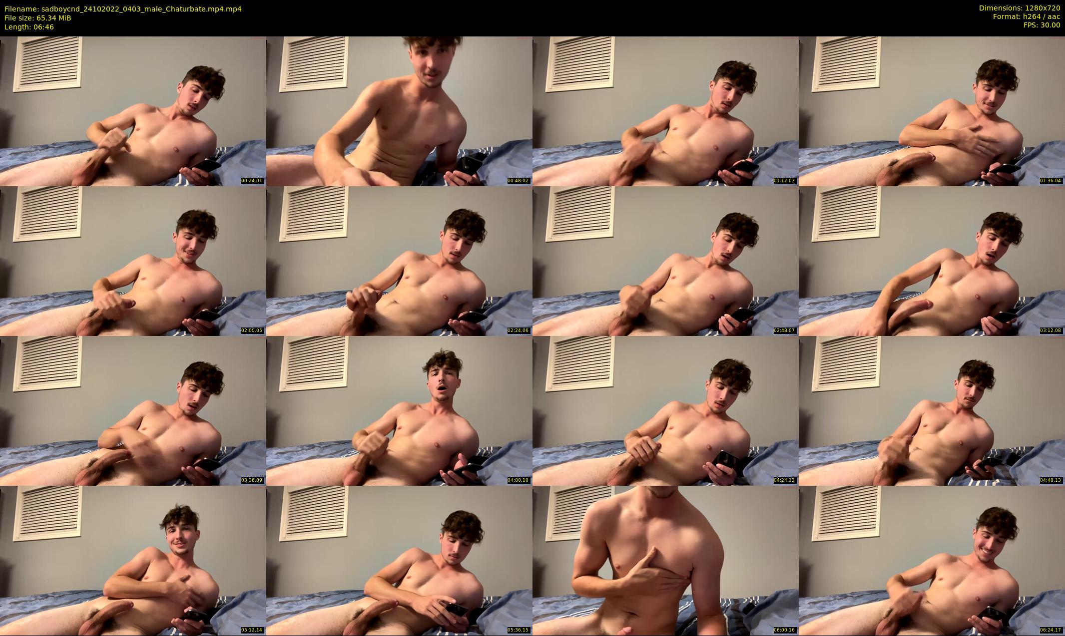 sadboycnd — 7 minute Chaturbate male cam show recording, 720p, Oct 24, 2022