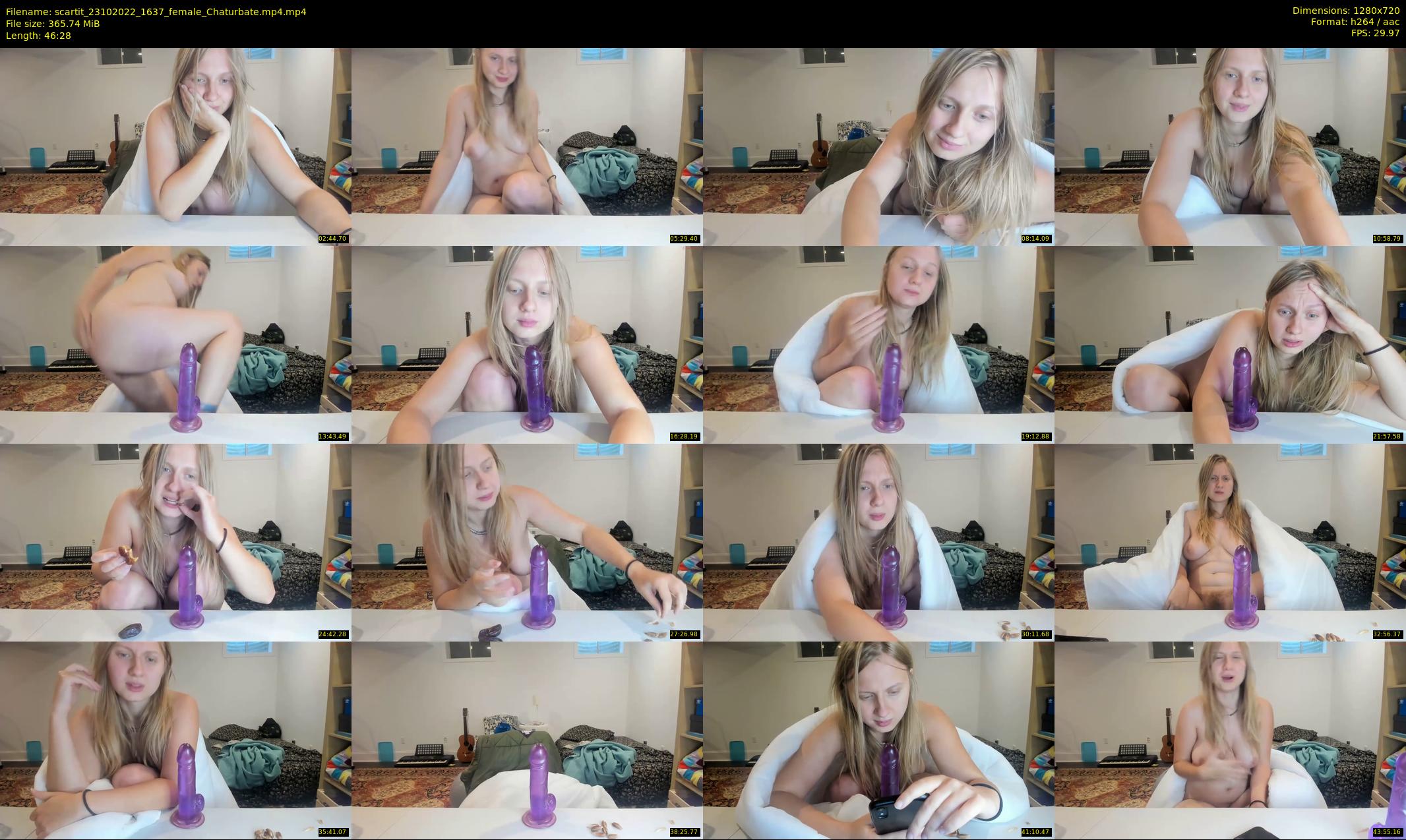 scartit — 47 minute Chaturbate female cam show recording, 720p, Oct 23, 2022