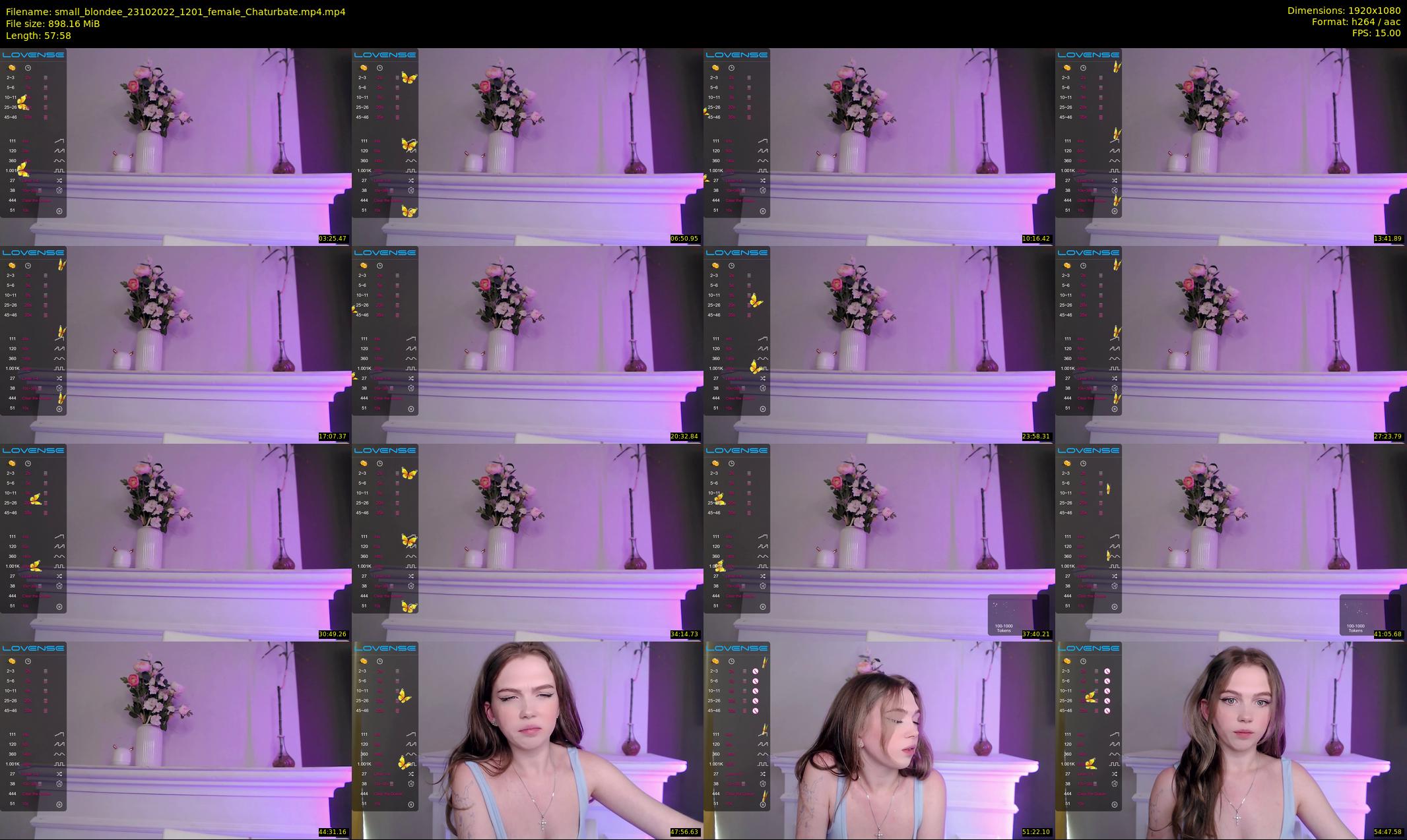 small_blondee — 58 minute Chaturbate female cam show recording, 1080p, Oct 23, 2022