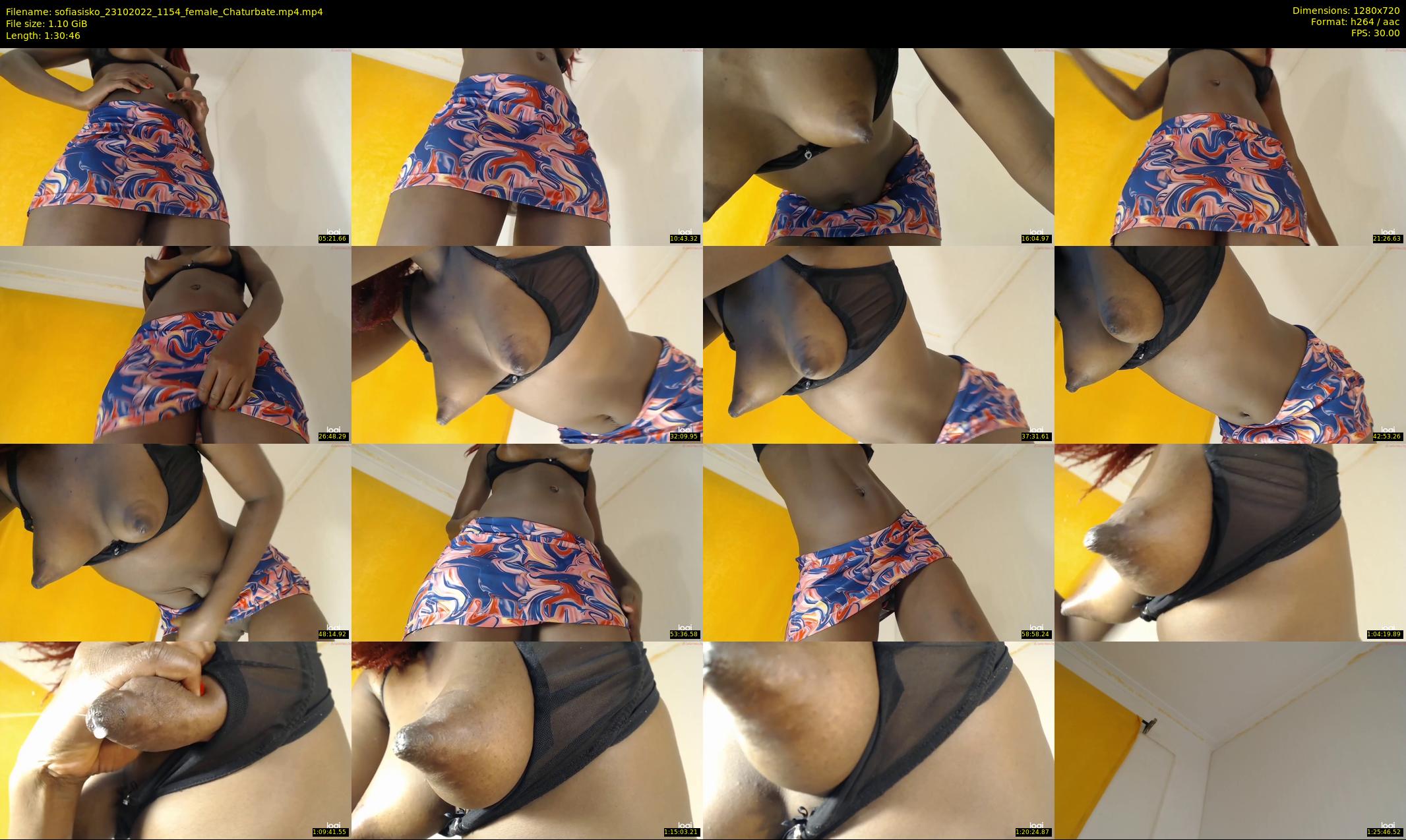 sofiasisko — 91 minute Chaturbate female cam show recording, 720p, Oct 23, 2022
