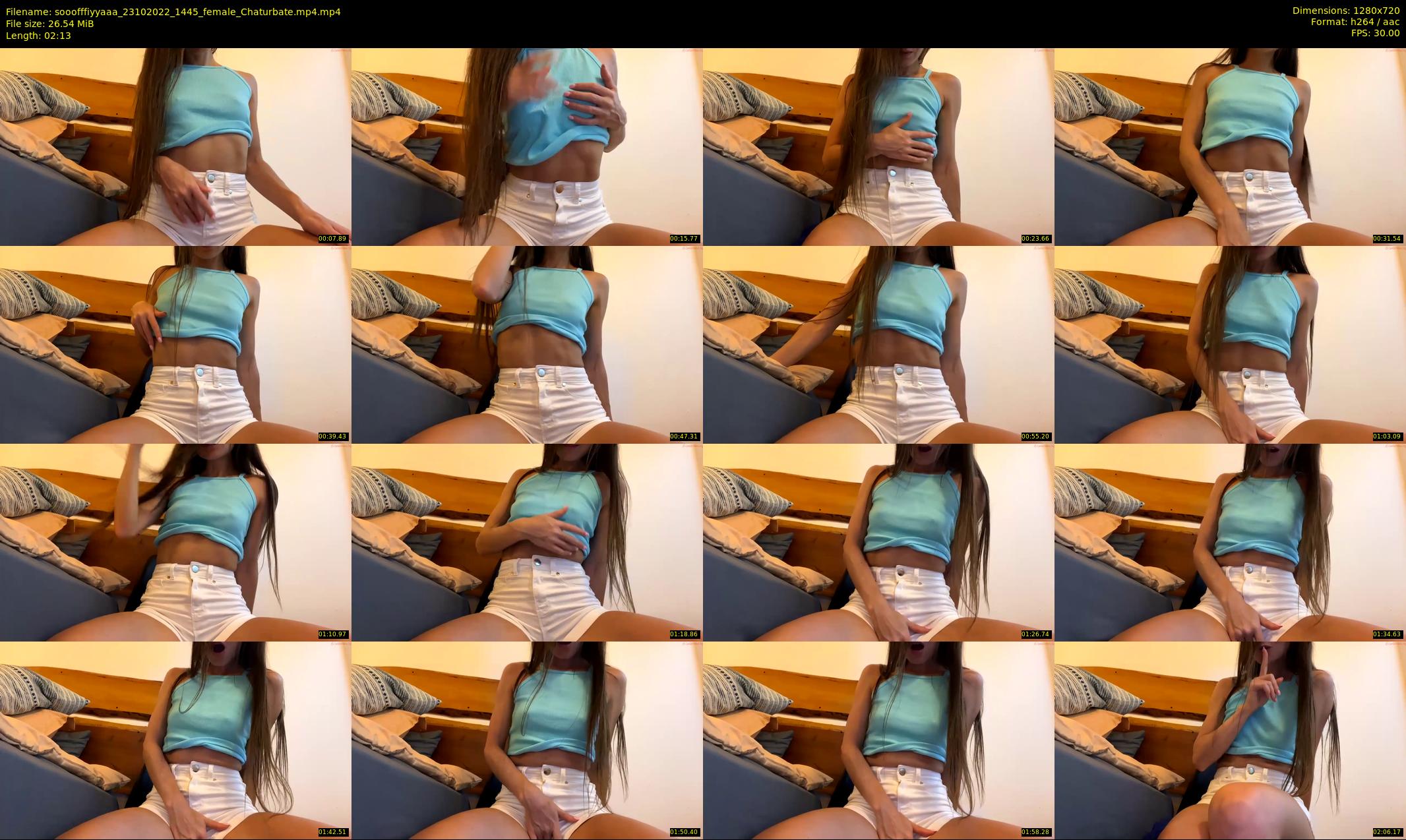 sooofffiyyaaa — 3 minute Chaturbate female cam show recording, 720p, Oct 23, 2022
