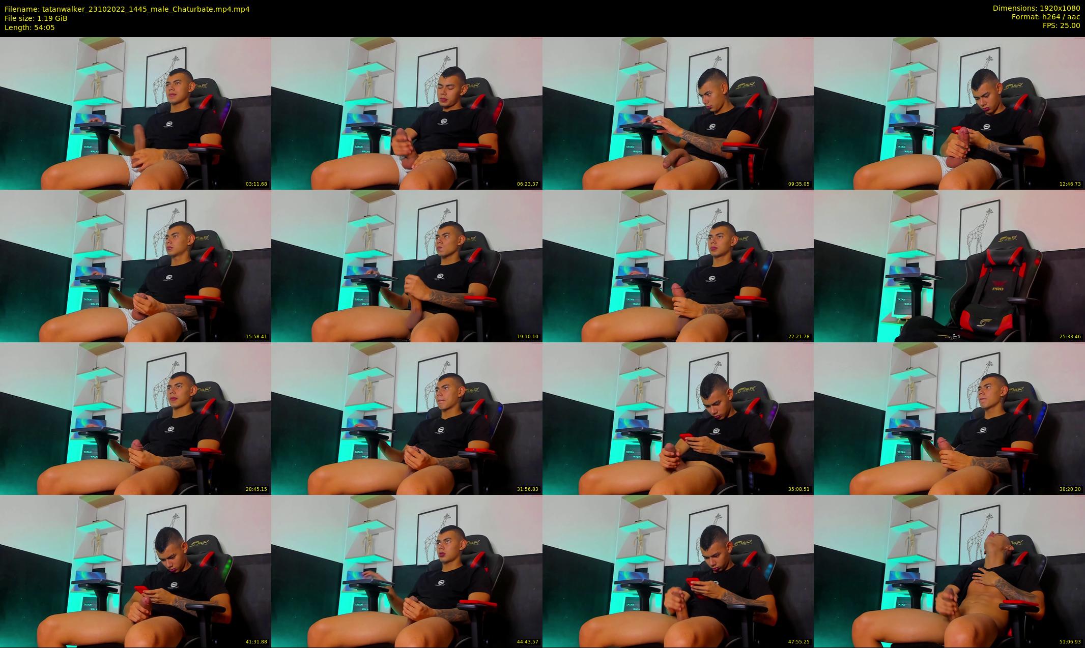 tatanwalker — 55 minute Chaturbate male cam show recording, 1080p, Oct 23, 2022