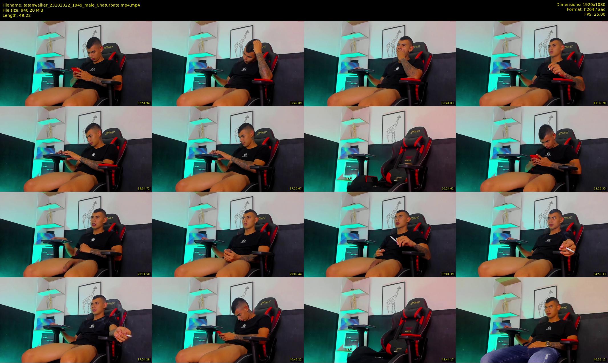 tatanwalker — 50 minute Chaturbate male cam show recording, 1080p, Oct 23, 2022