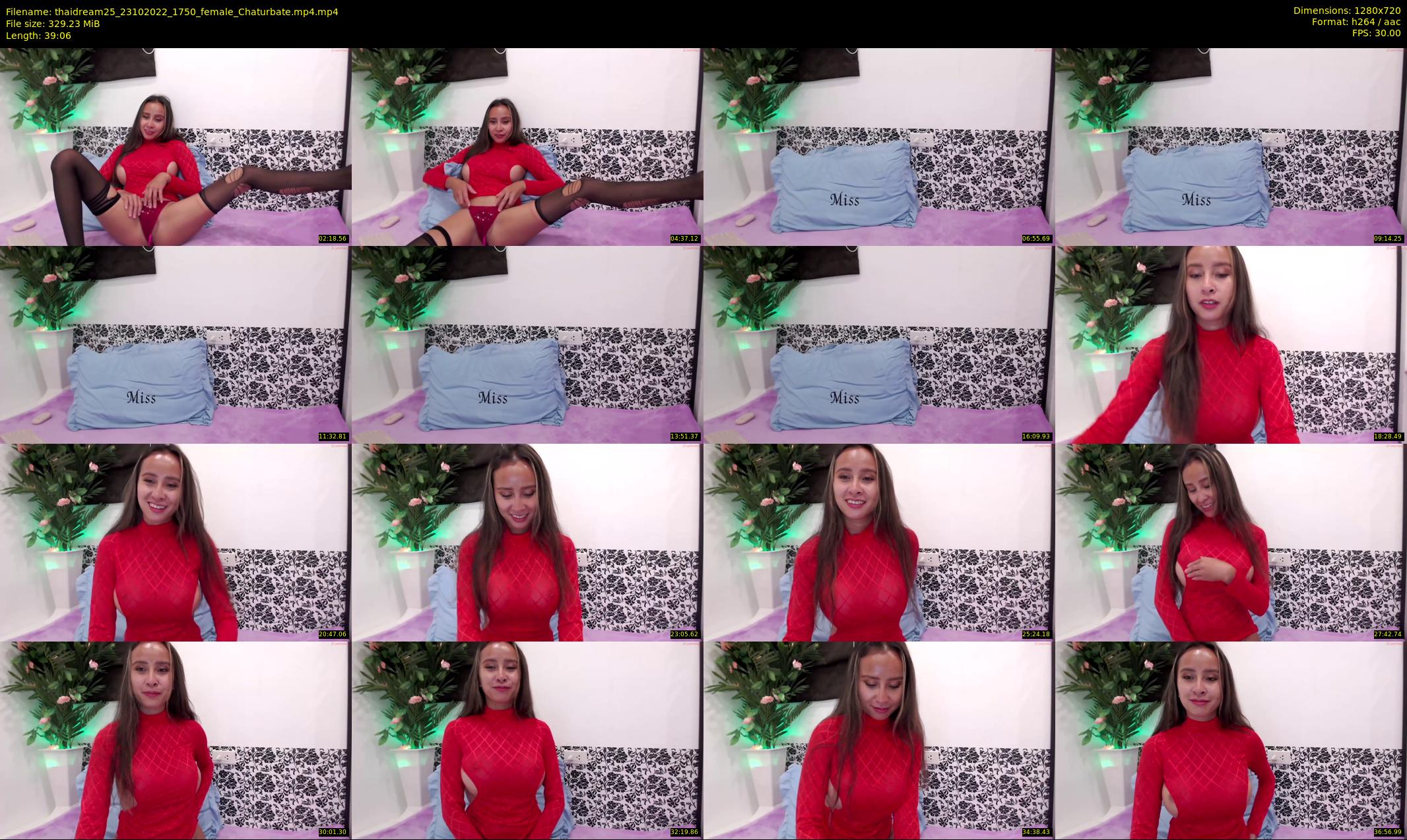 thaidream25 — 40 minute Chaturbate female cam show recording, 720p, Oct 23, 2022