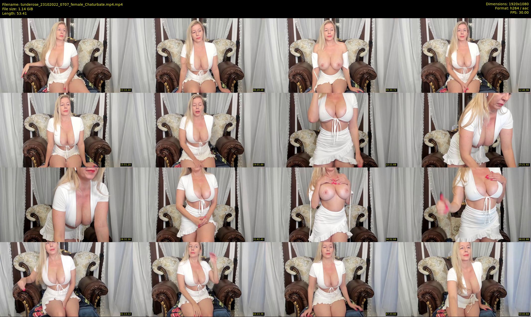 tunderose — 54 minute Chaturbate female cam show recording, 1080p, Oct 23, 2022