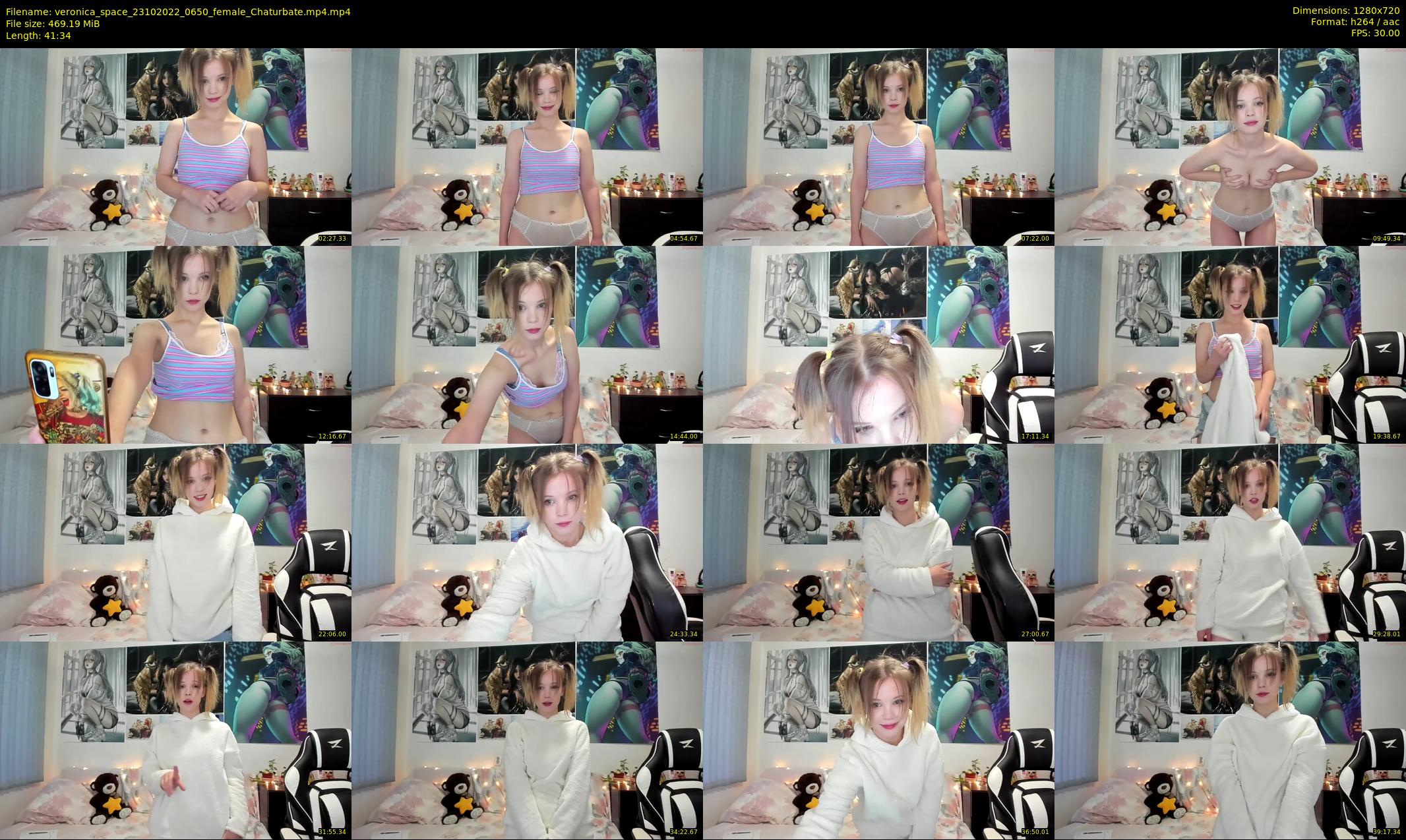 veronica_space — 42 minute Chaturbate female cam show recording, 720p, Oct 23, 2022