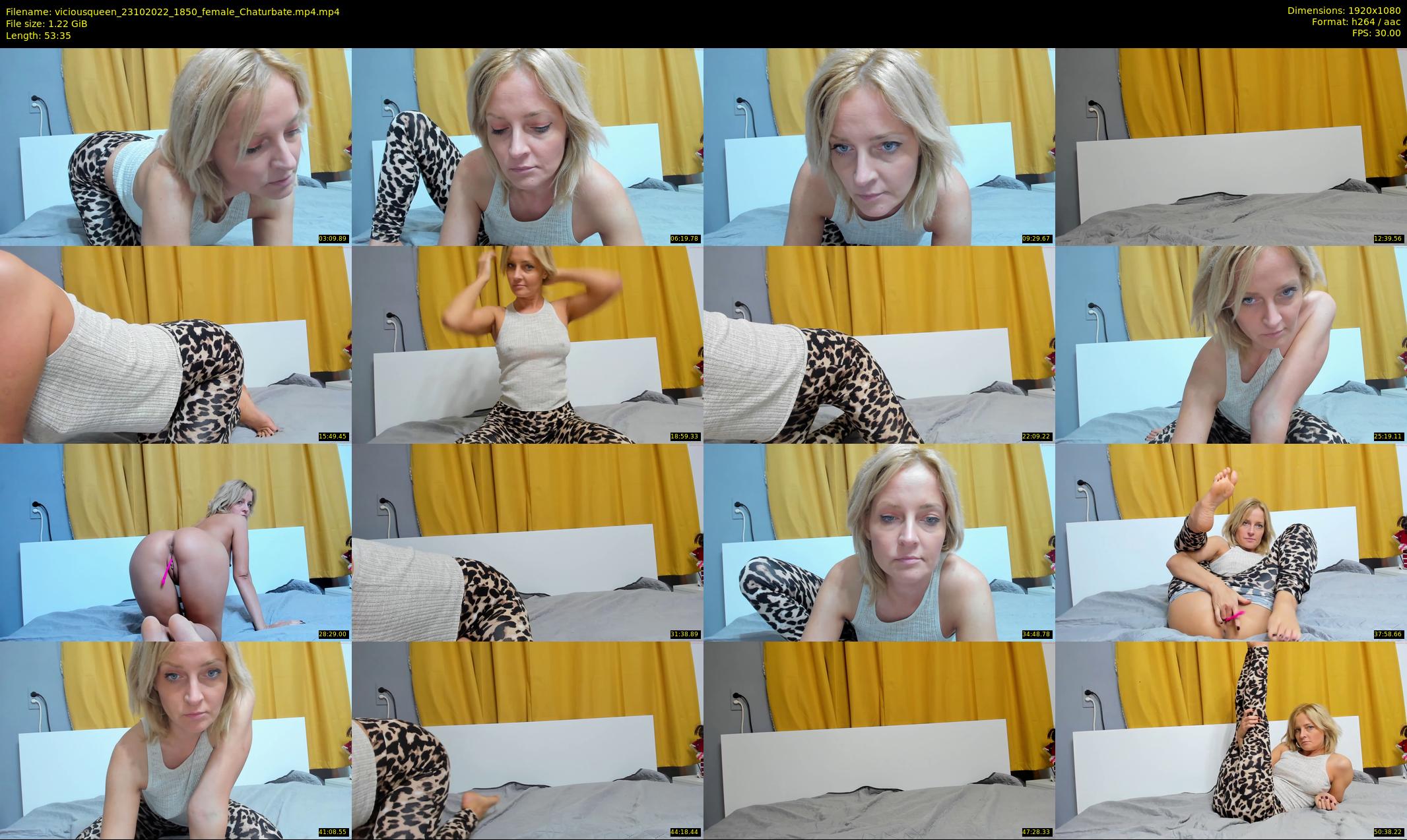 viciousqueen — 54 minute Chaturbate female cam show recording, 1080p, Oct 23, 2022