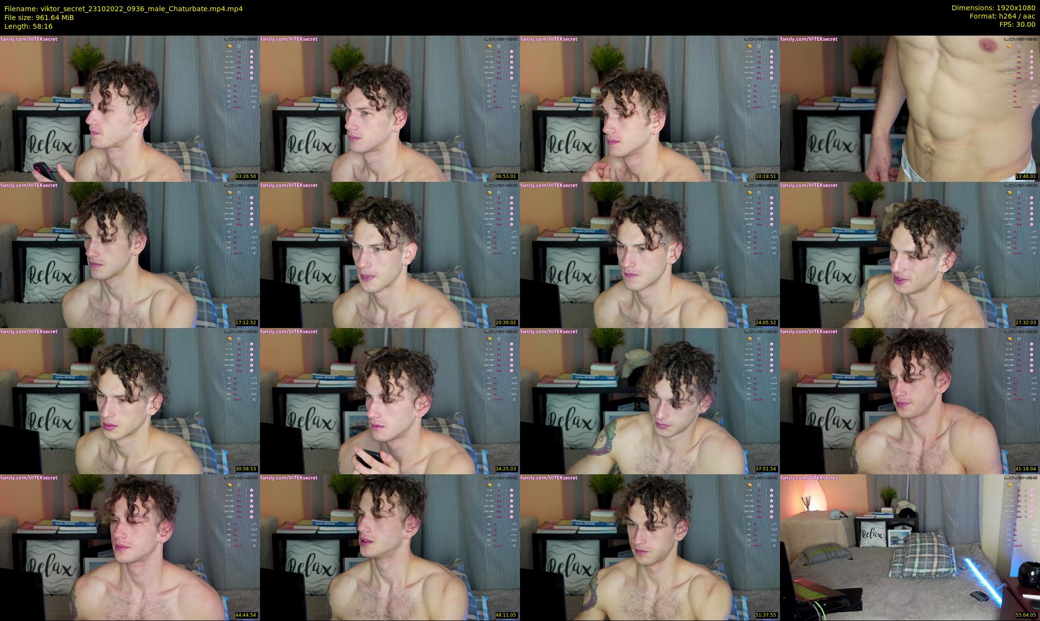 viktor_secret — 59 minute Chaturbate male cam show recording, 1080p, Oct 23, 2022