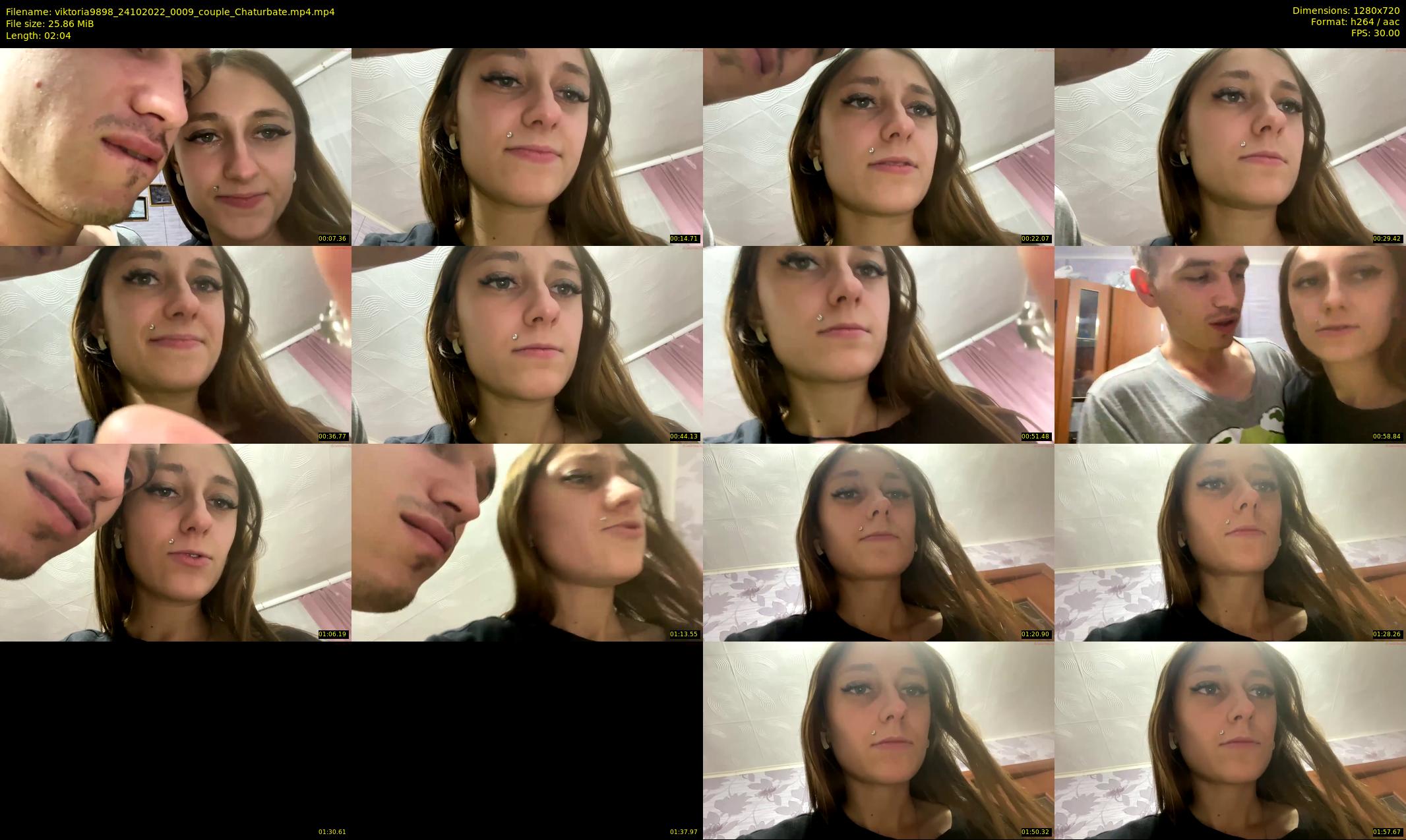 viktoria9898 — 3 minute Chaturbate couple cam show recording, 720p, Oct 24, 2022
