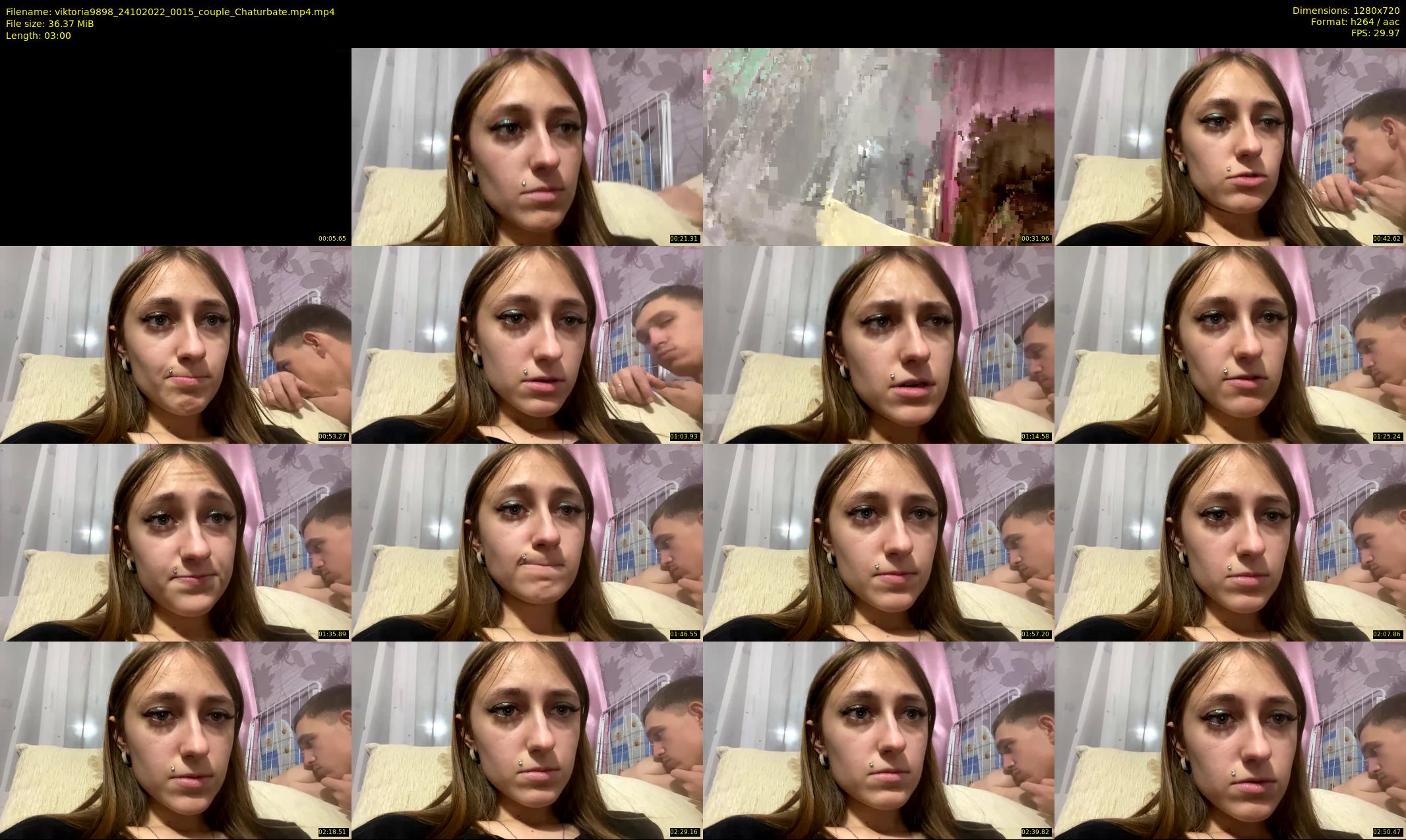 viktoria9898 — 3 minute Chaturbate couple cam show recording, 720p, Oct 24, 2022