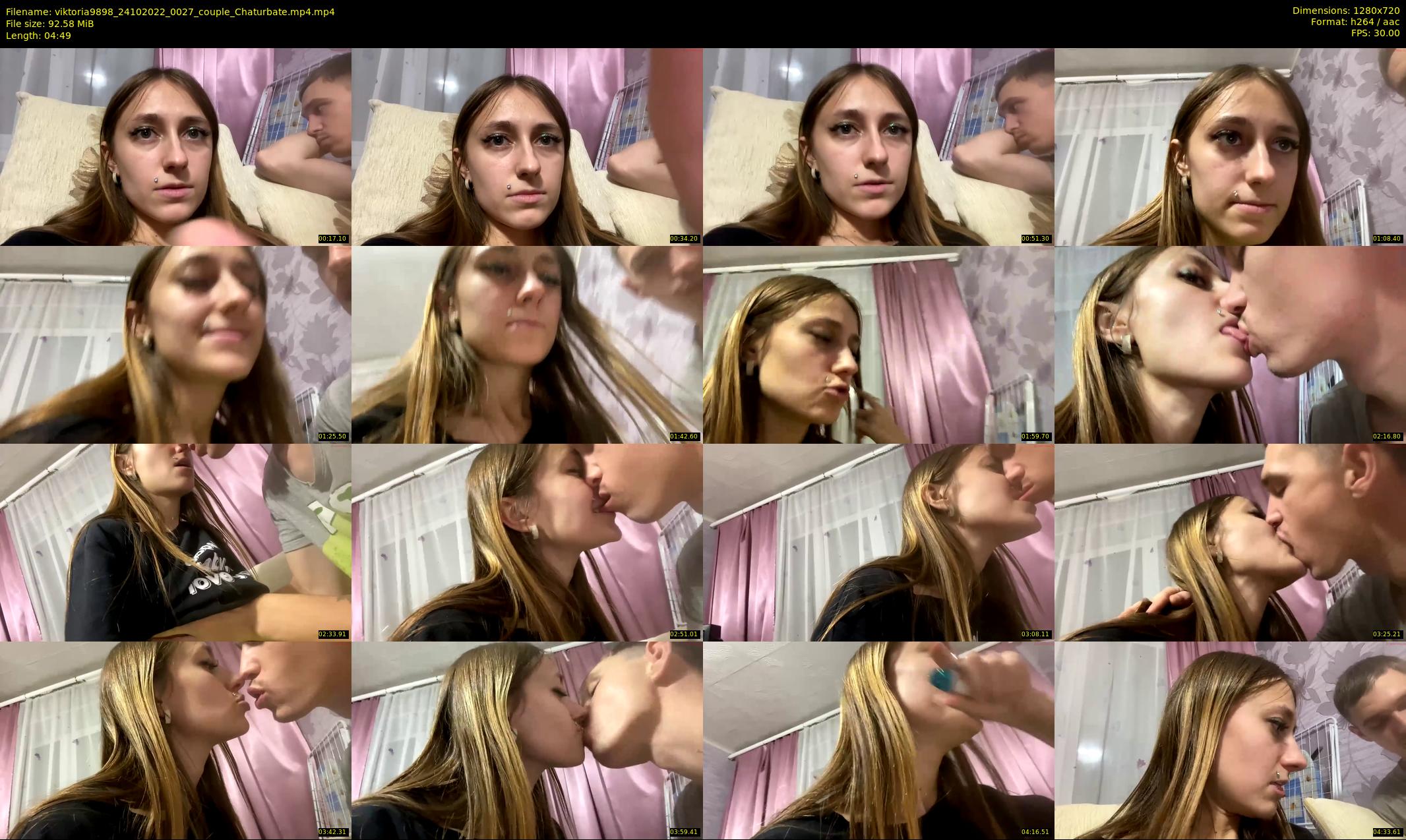 viktoria9898 — 5 minute Chaturbate couple cam show recording, 720p, Oct 24, 2022